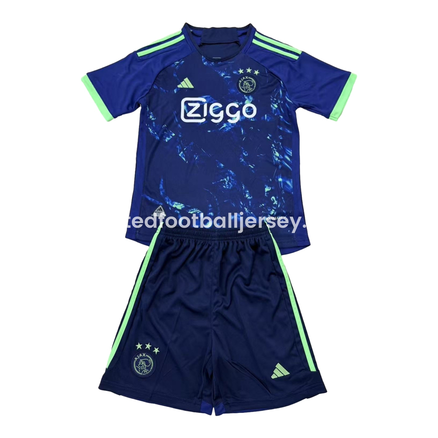 unitedfutballjersey-Ajax 24-25 Blue Special Edition Men's Adult Jersey Set - Fans Version