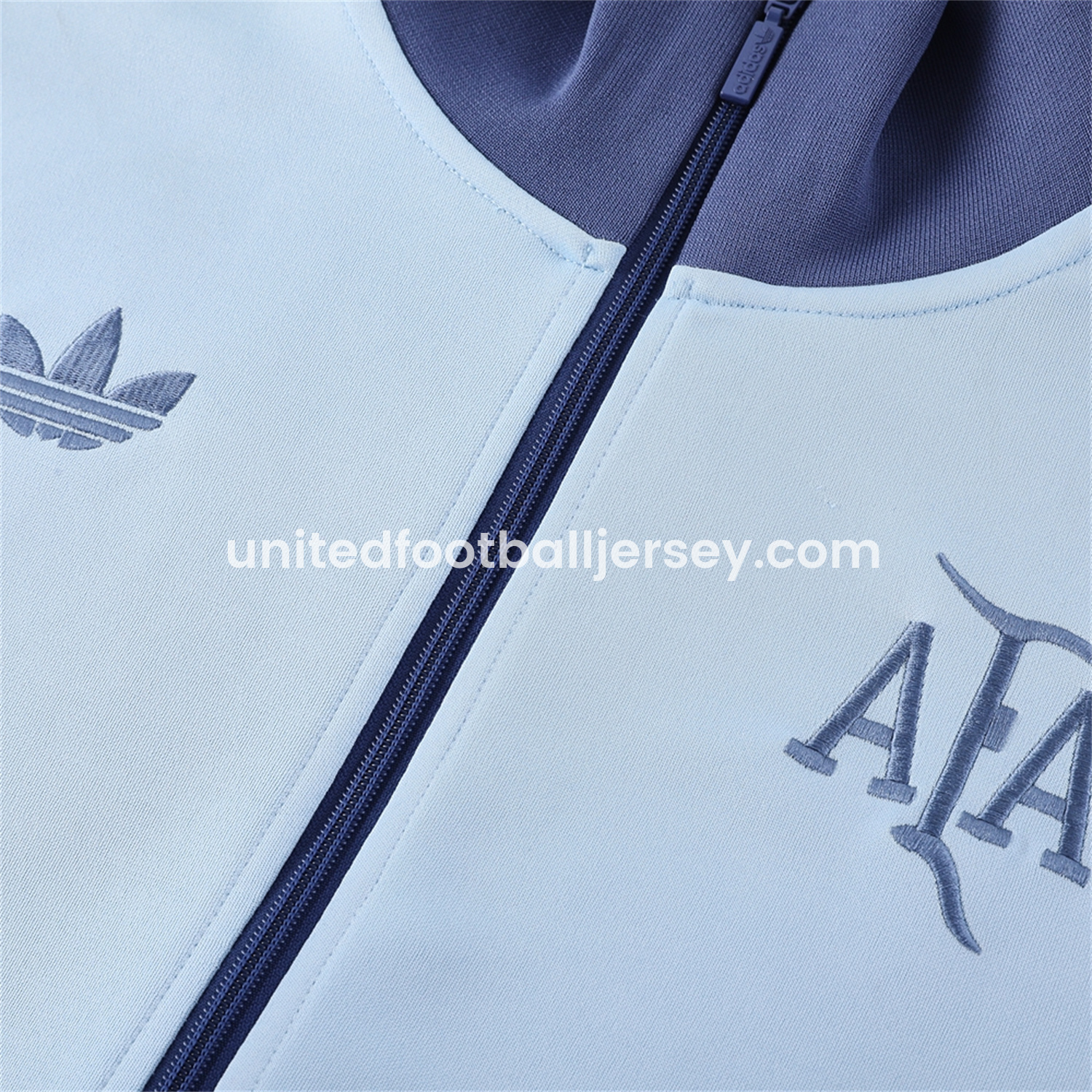 unitedfutballjersey-Argentina 24-25 Throwback Jacket Training Tracksuit - Light Blue Jackets & Blue Pants