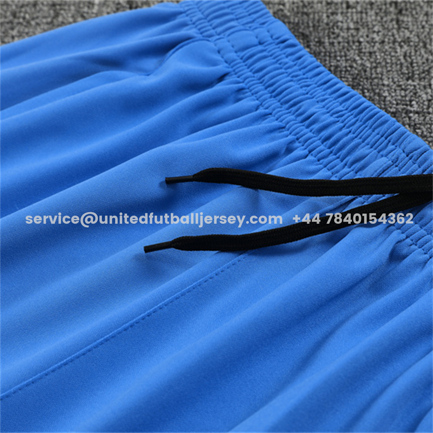 unitedfutballjersey-Real Madrid 25-26 Long Sleeve Training Set - White Top & Blue Pants