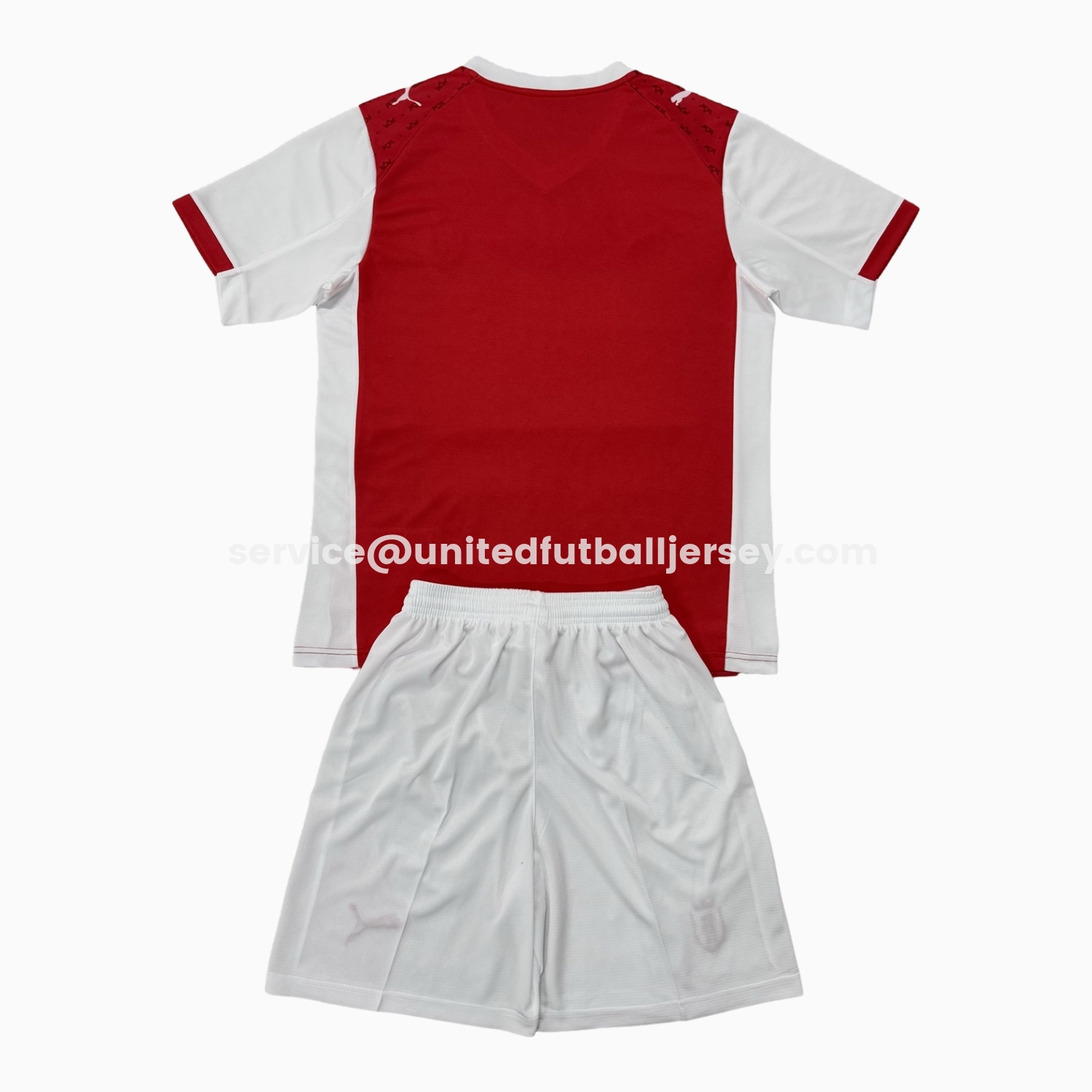 unitedfutballjersey-Stade Reims 25-26 Home Kids Kit