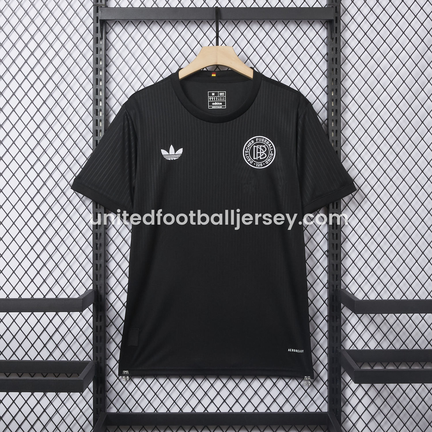 unitedfutballjersey-Germany 2025 Black 125-Year Anniversary Commemorative Edition Jersey - Fans Version