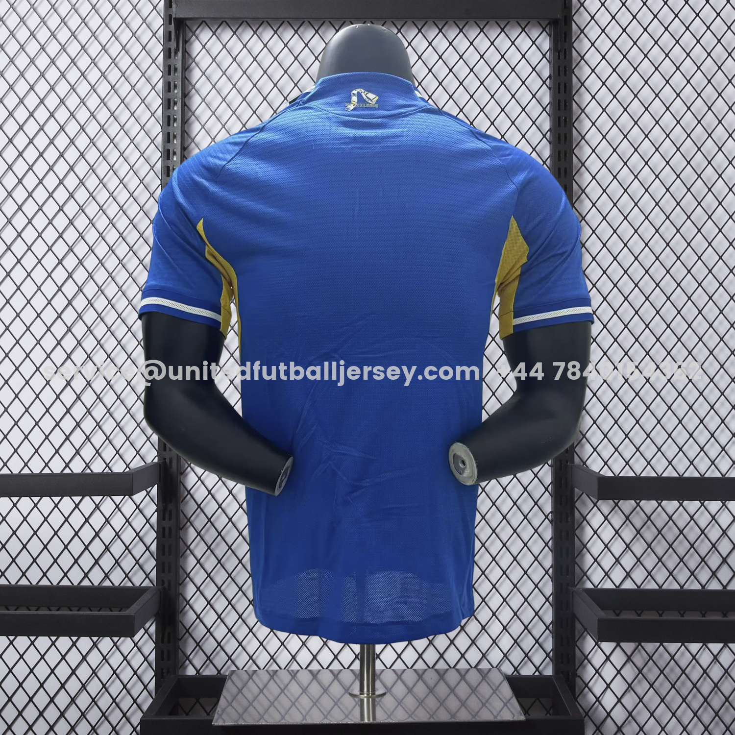 unitedfutballjersey-Leeds United 25-26 Away Blue Jersey - Player Version