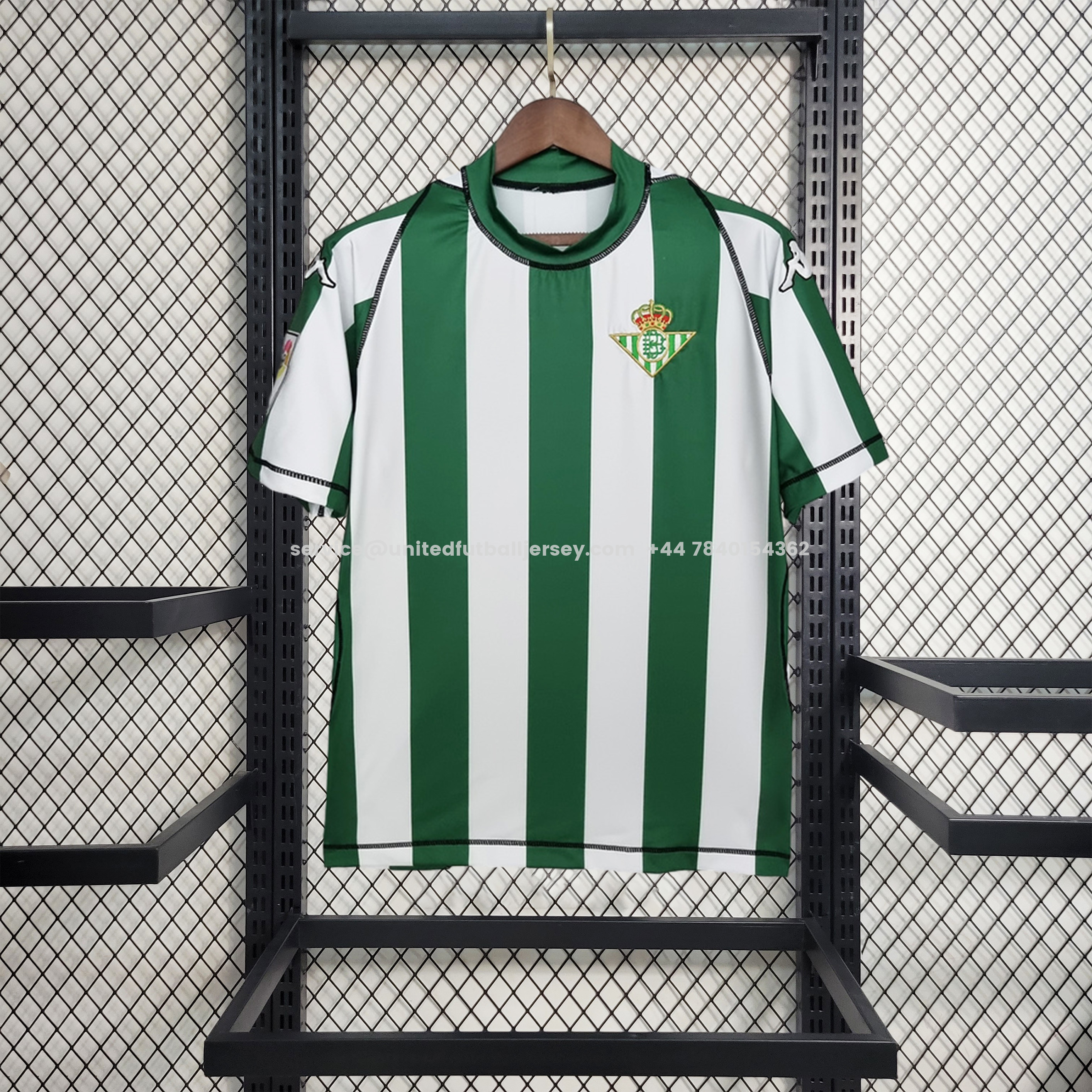 unitedfutballjersey-Retro Real Betis 2003-04 Home Stadium Jersey
