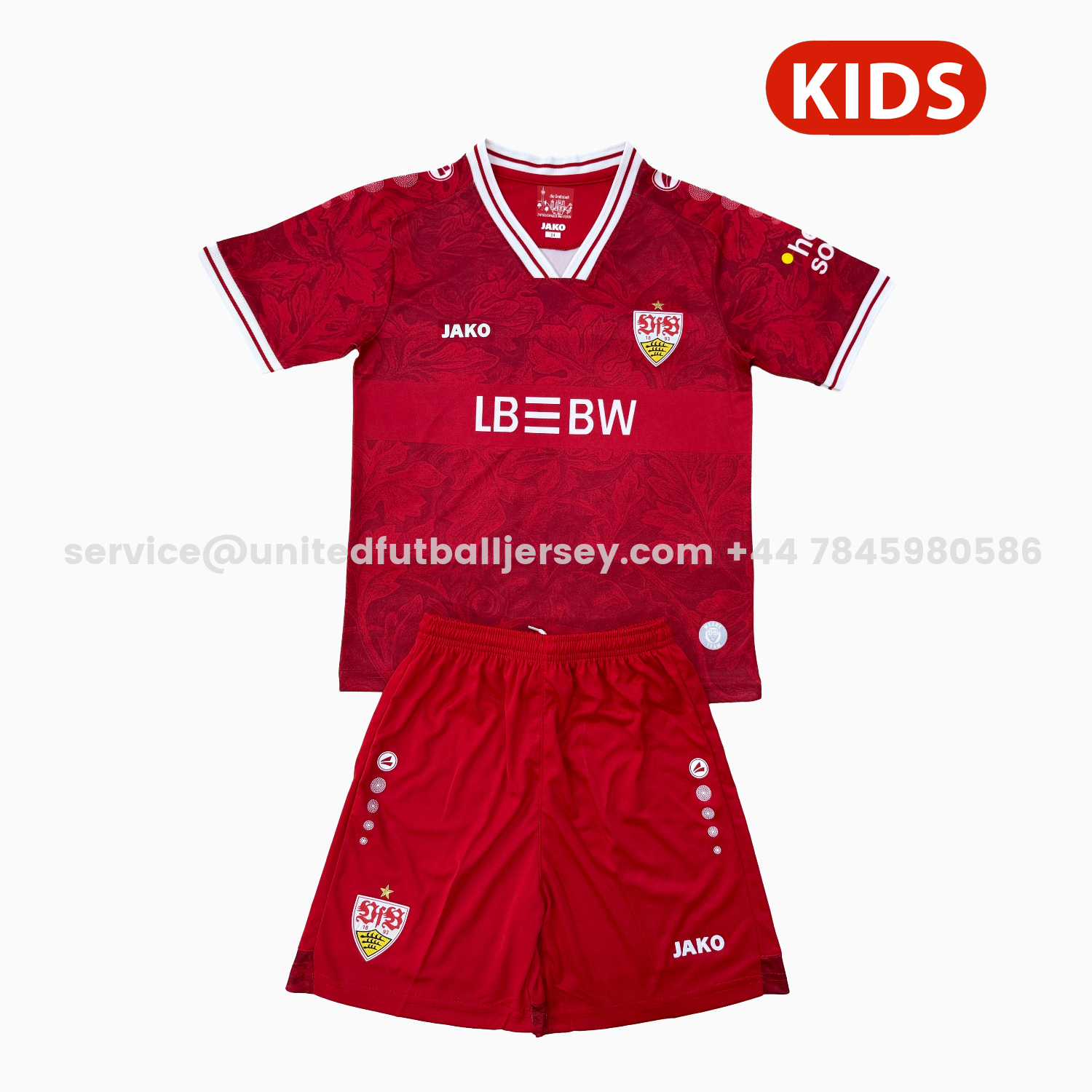 unitedfutballjersey-Stuttgart 25-26 Away Kids Kit