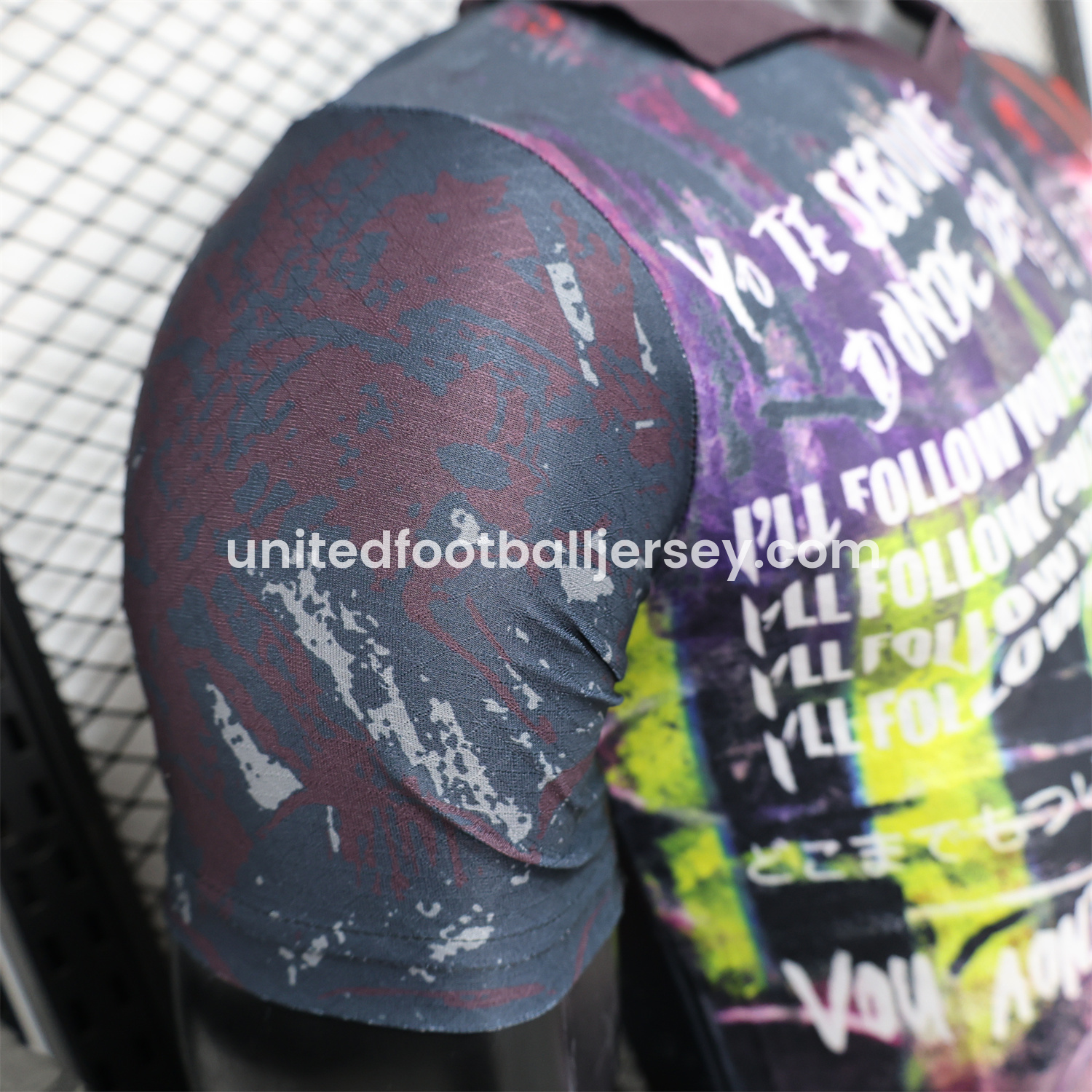 unitedfutballjersey-Manchester City 24-25 Black Graffiti Special Edition Jersey - Player Version