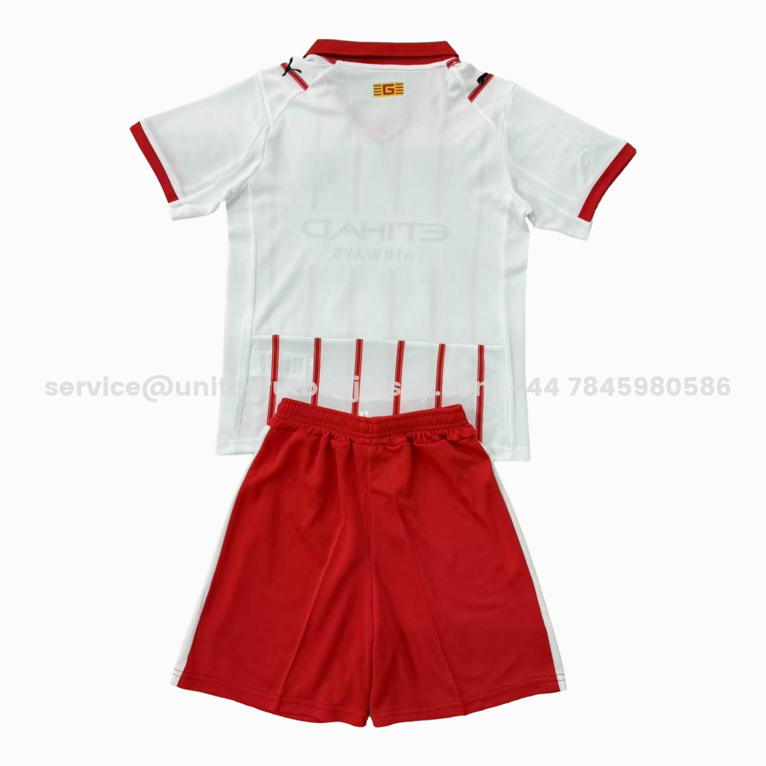 unitedfutballjersey-Girona 25-26 Home Kids Kit