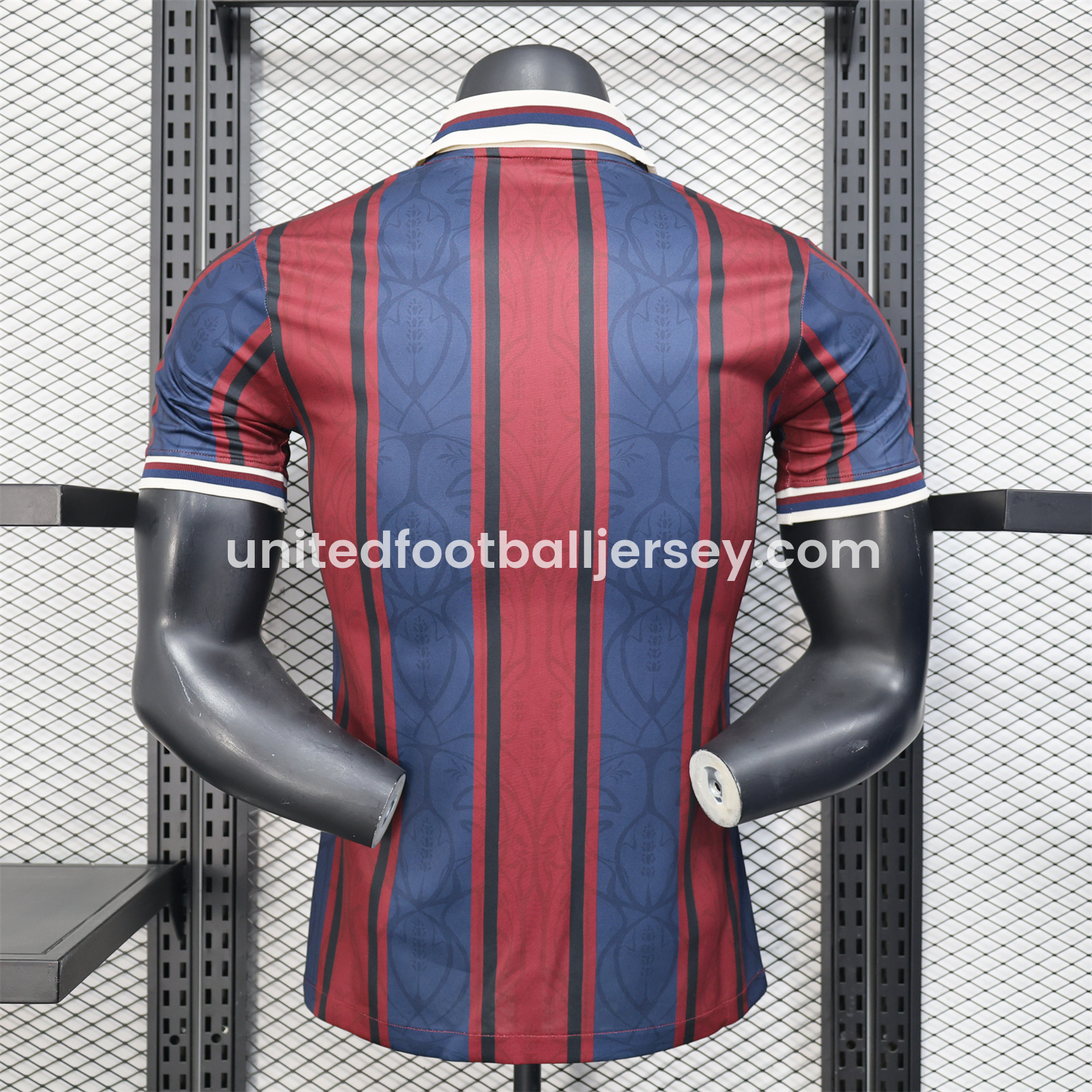 unitedfutballjersey-Barcelona 25-26 125th Anniversary Retro Style Jersey - Player Version