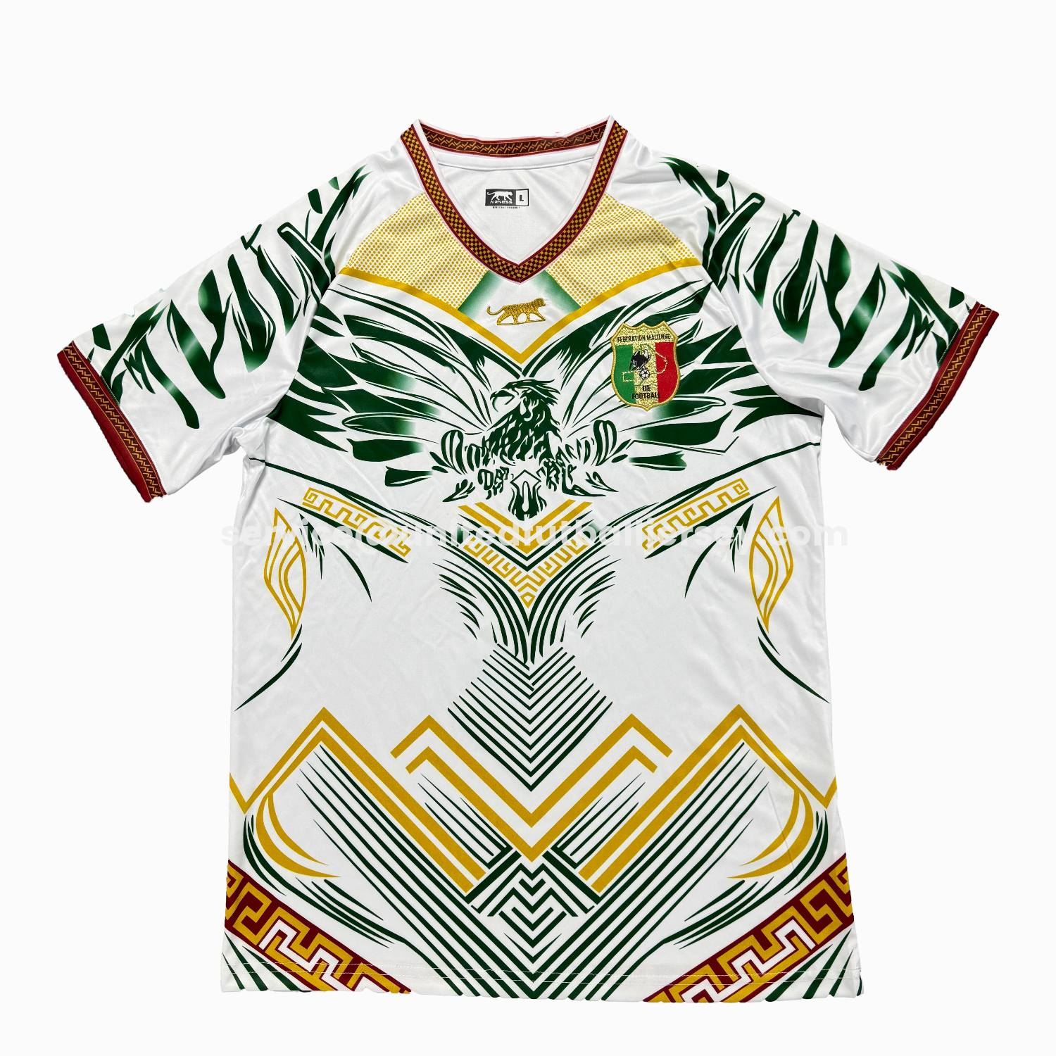 unitedfutballjersey-Mali 2026 Eagle White Jersey - Fans Version