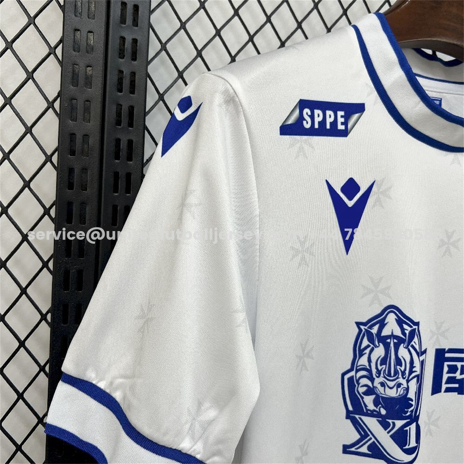 unitedfutballjersey-Auxerre 25-26 Home Jersey - Fans Version