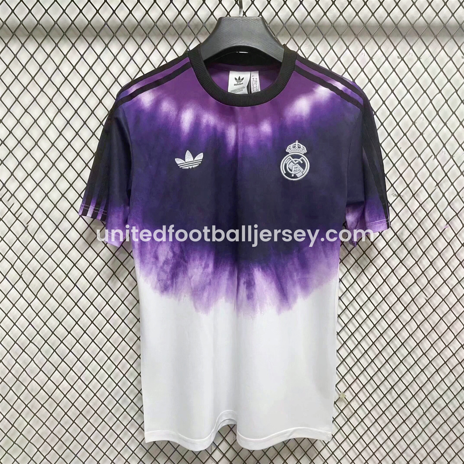 unitedfutballjersey-Real Madrid 24-25 White & Purple Spring Festival Special Edition Jersey - Fans Version