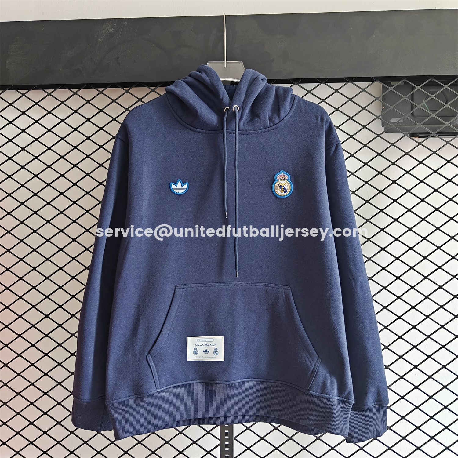 unitedfutballjersey-Real Madrid 25-26 Originals Terrace Icon Unisex Pullover Hoodie