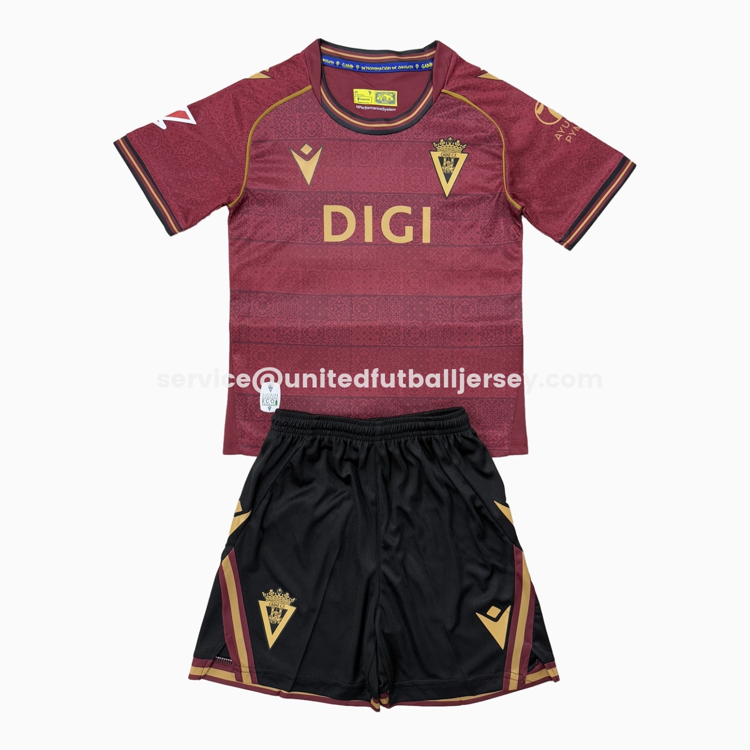 unitedfutballjersey-Cádiz 25-26 Away Men's Adult Jersey Set - Fans Version