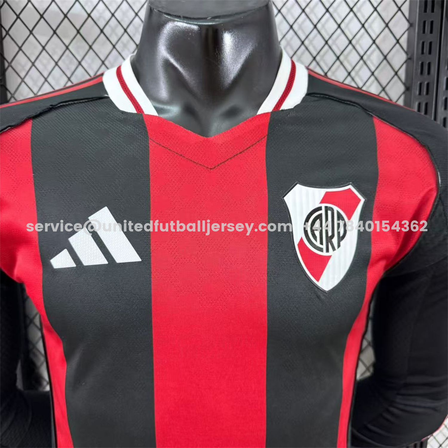 unitedfutballjersey-River Plate 25-26 Away Unsponsored Long Sleeves Jersey - Player Version