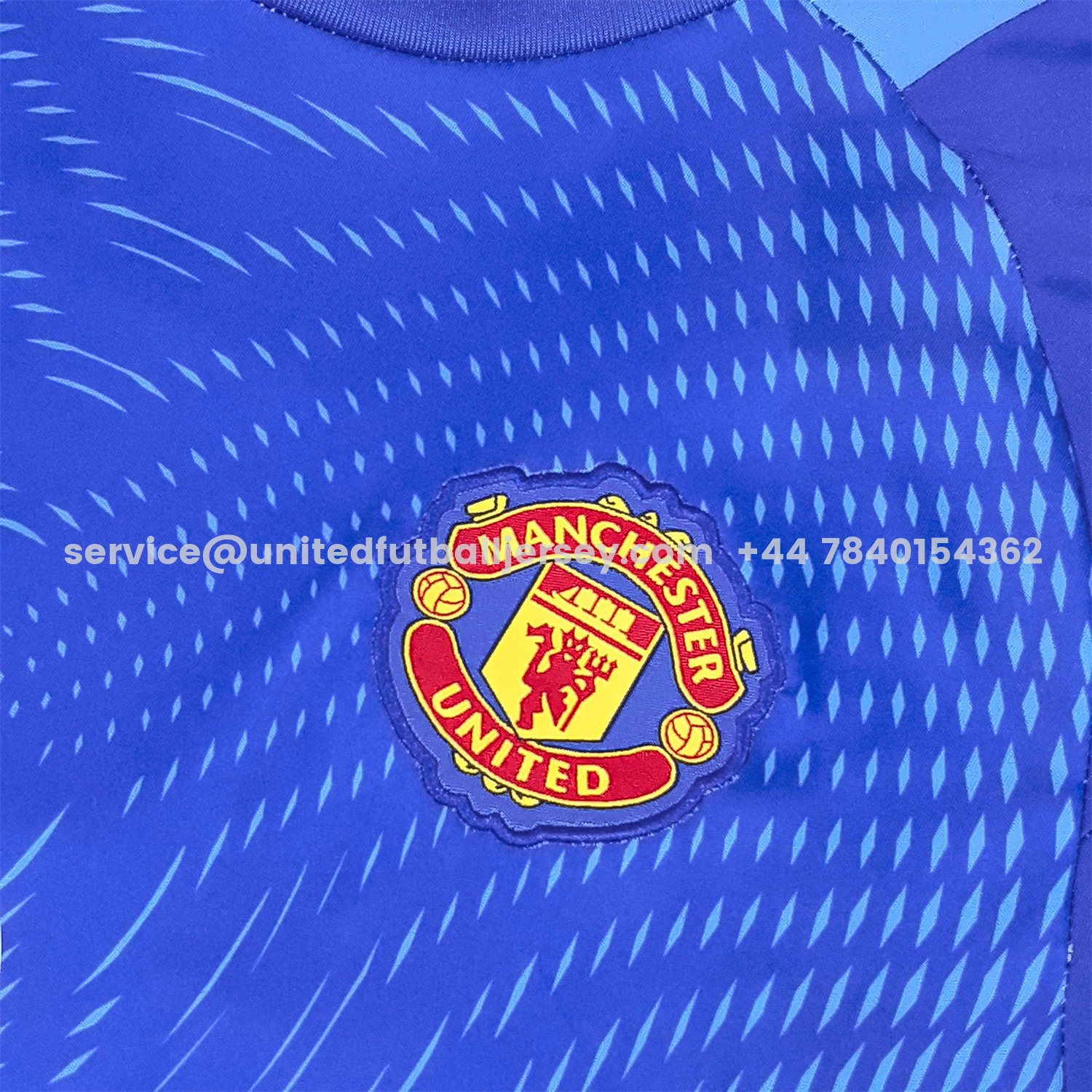 unitedfutballjersey-Manchester United 25-26 Blue Goalkeeper Jersey - Fans Version