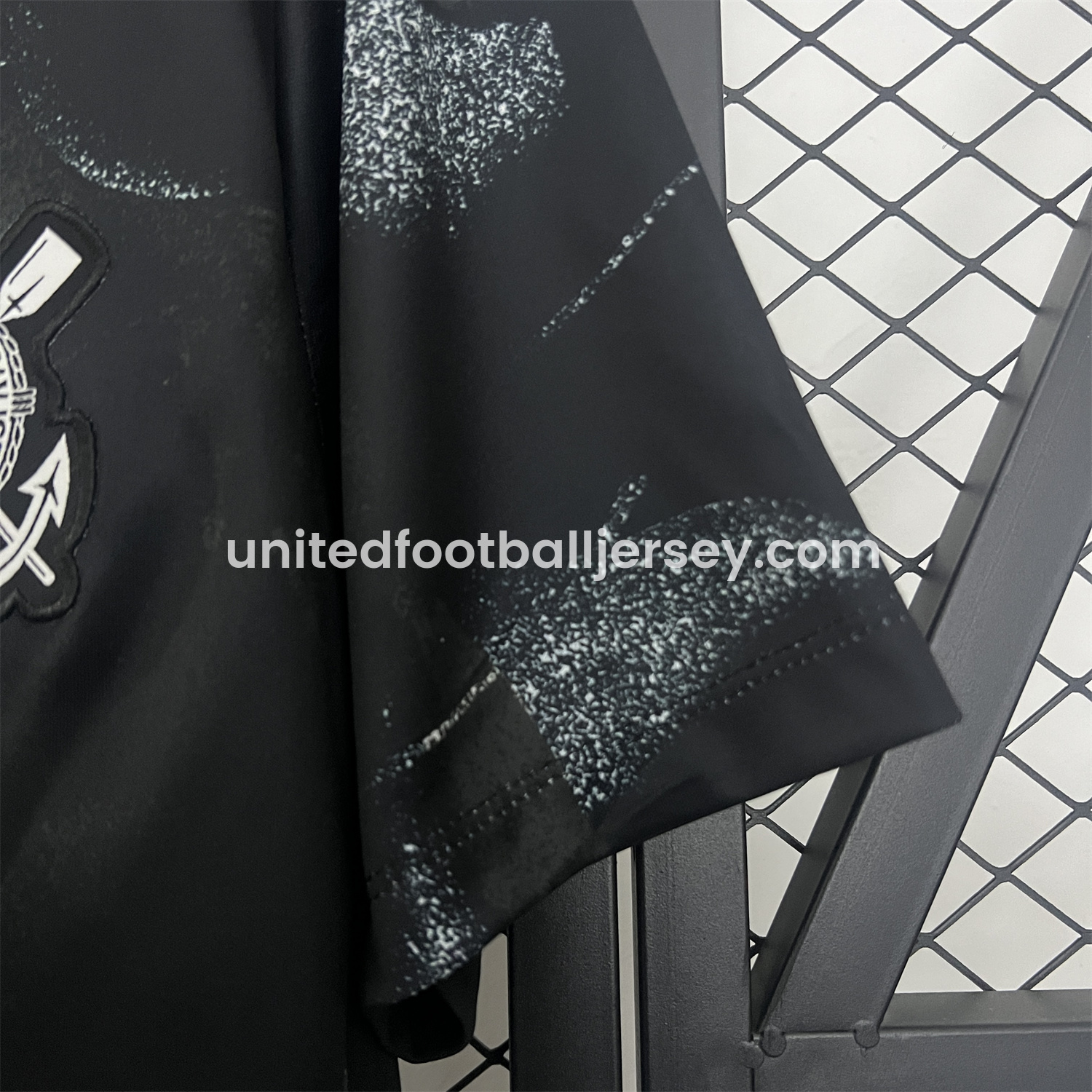 unitedfutballjersey-Corinthians 2025-26 Black Training Jersey - Fans Version