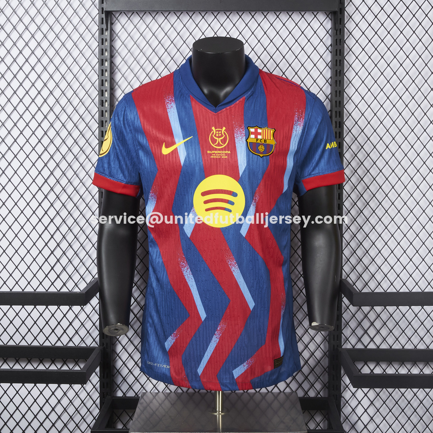 unitedfutballjersey-Barcelona 25-26 Supercopa De España Fourth Jersey - Player Version