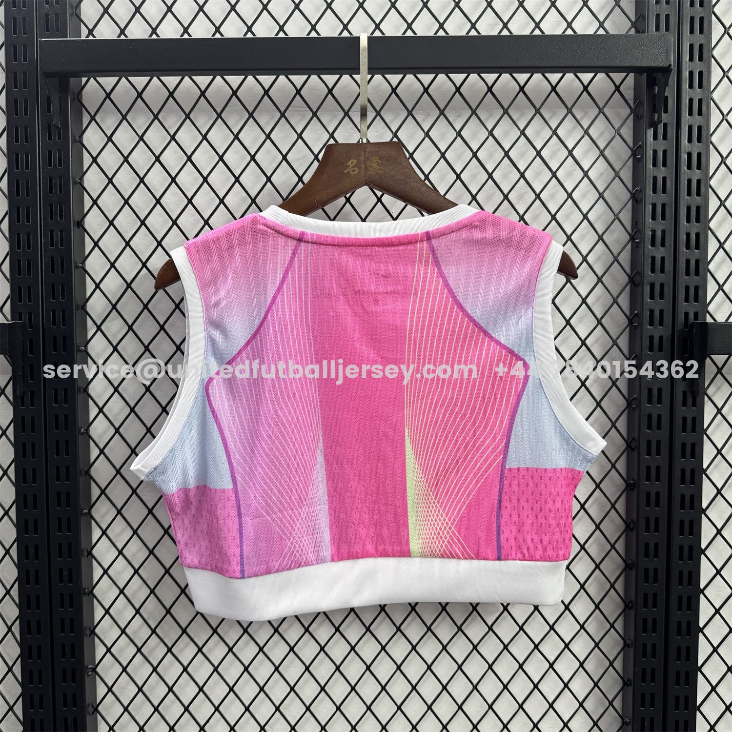 unitedfutballjersey-Women's Barcelona 25-26 T90 Pink Yoga Vest