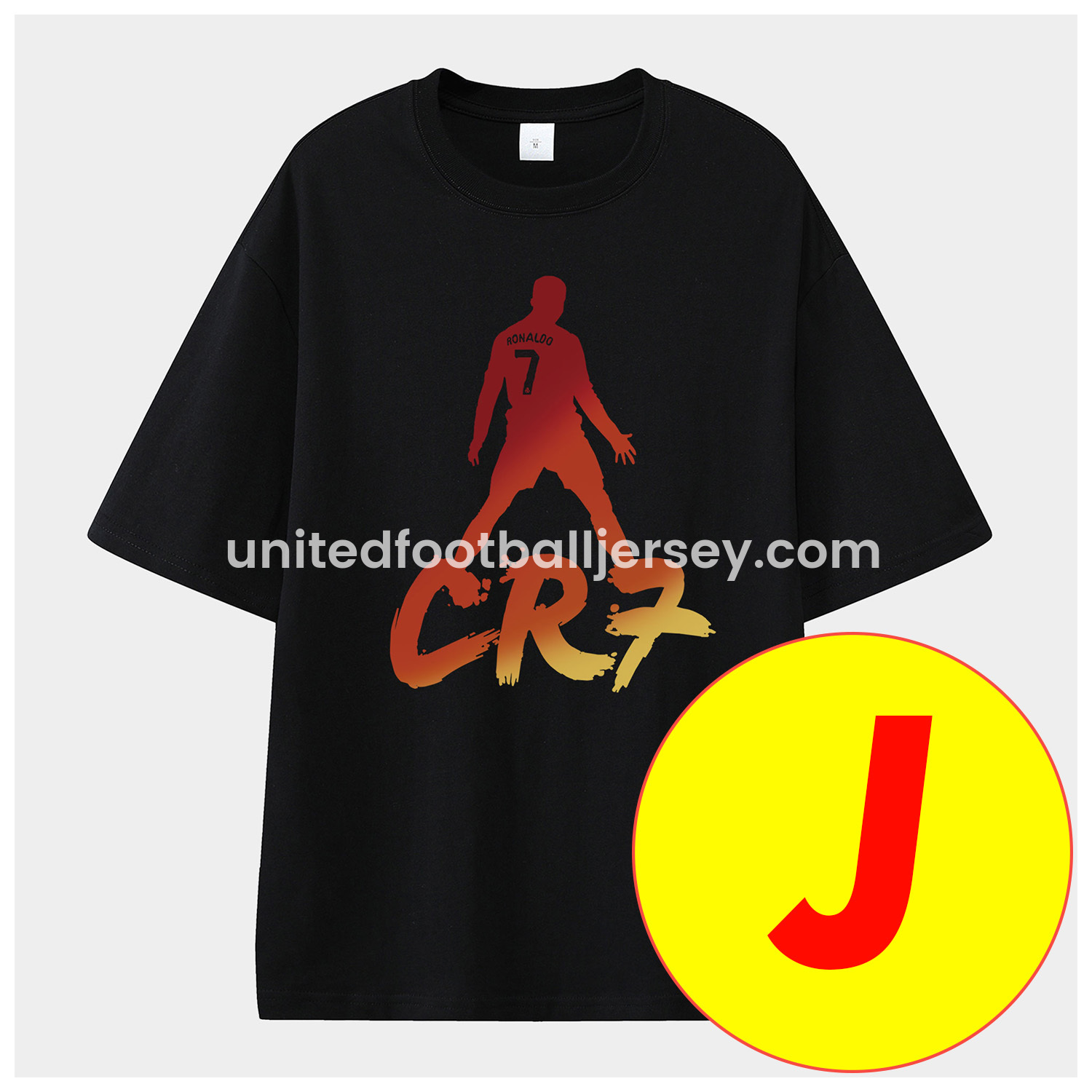 unitedfutballjersey-Cristiano Ronaldo Portugal Real Madrid Manchester United Unisex Pure Cotton T-shirt