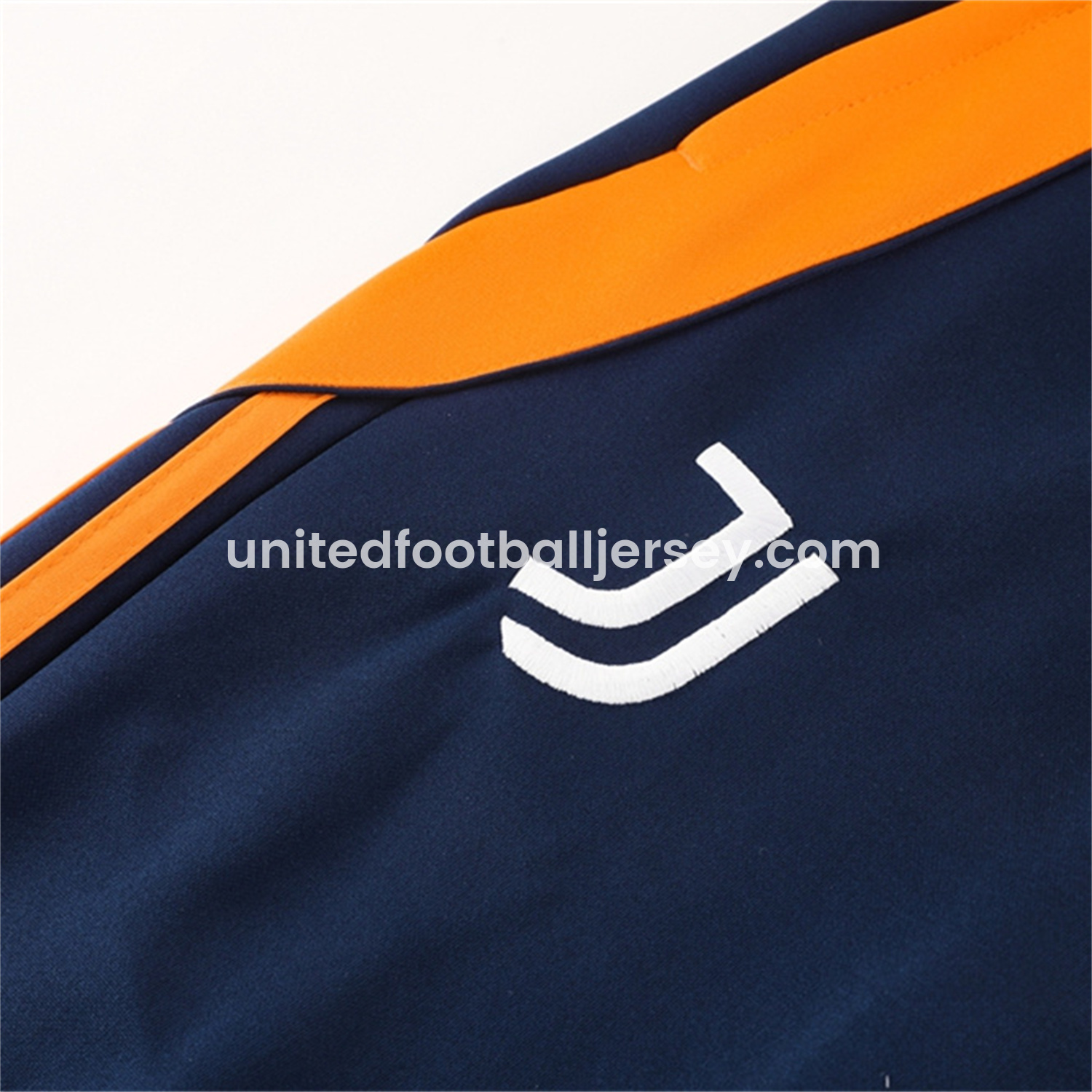 unitedfutballjersey-Juventus 24-25 Jacket Training Tracksuit - Orange Jackets & Blue Pants