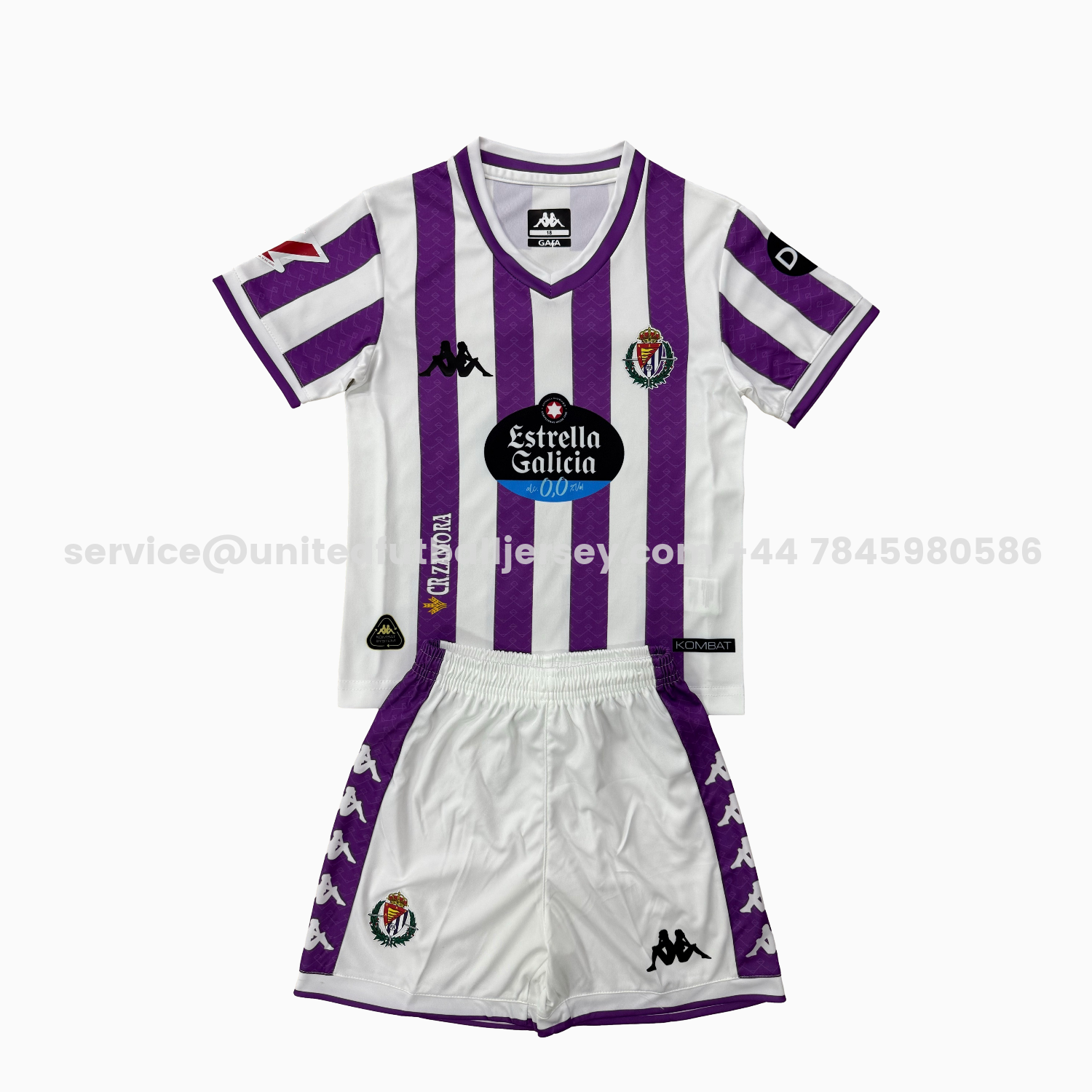 unitedfutballjersey-Valladolid 25-26 Home Men's Adult Jersey Set - Fans Version