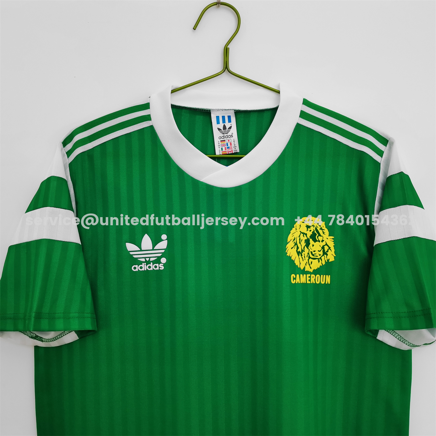unitedfutballjersey-Retro Cameroon 1990 Home Jersey