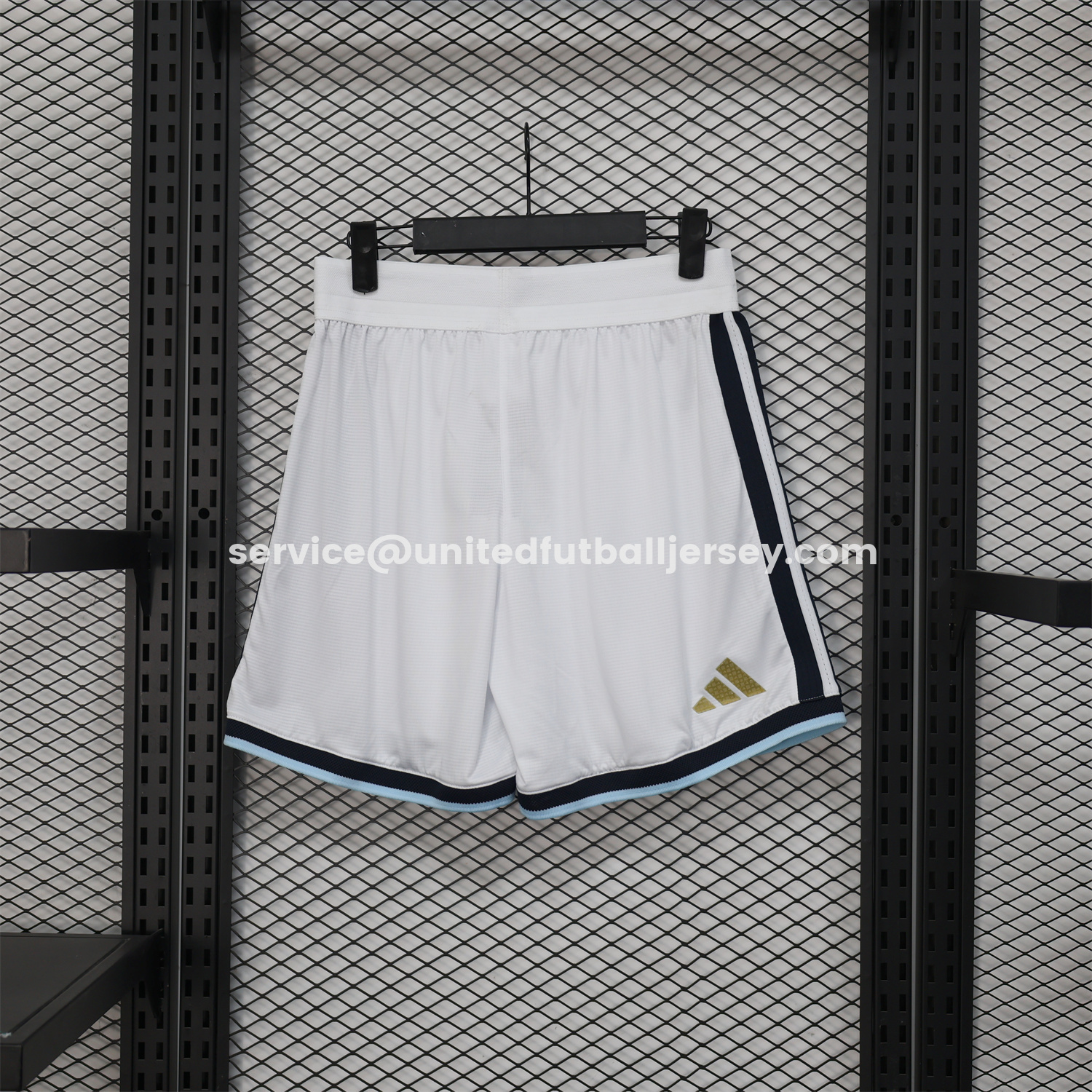 unitedfutballjersey-Argentina 2026 White Shorts - Player Version