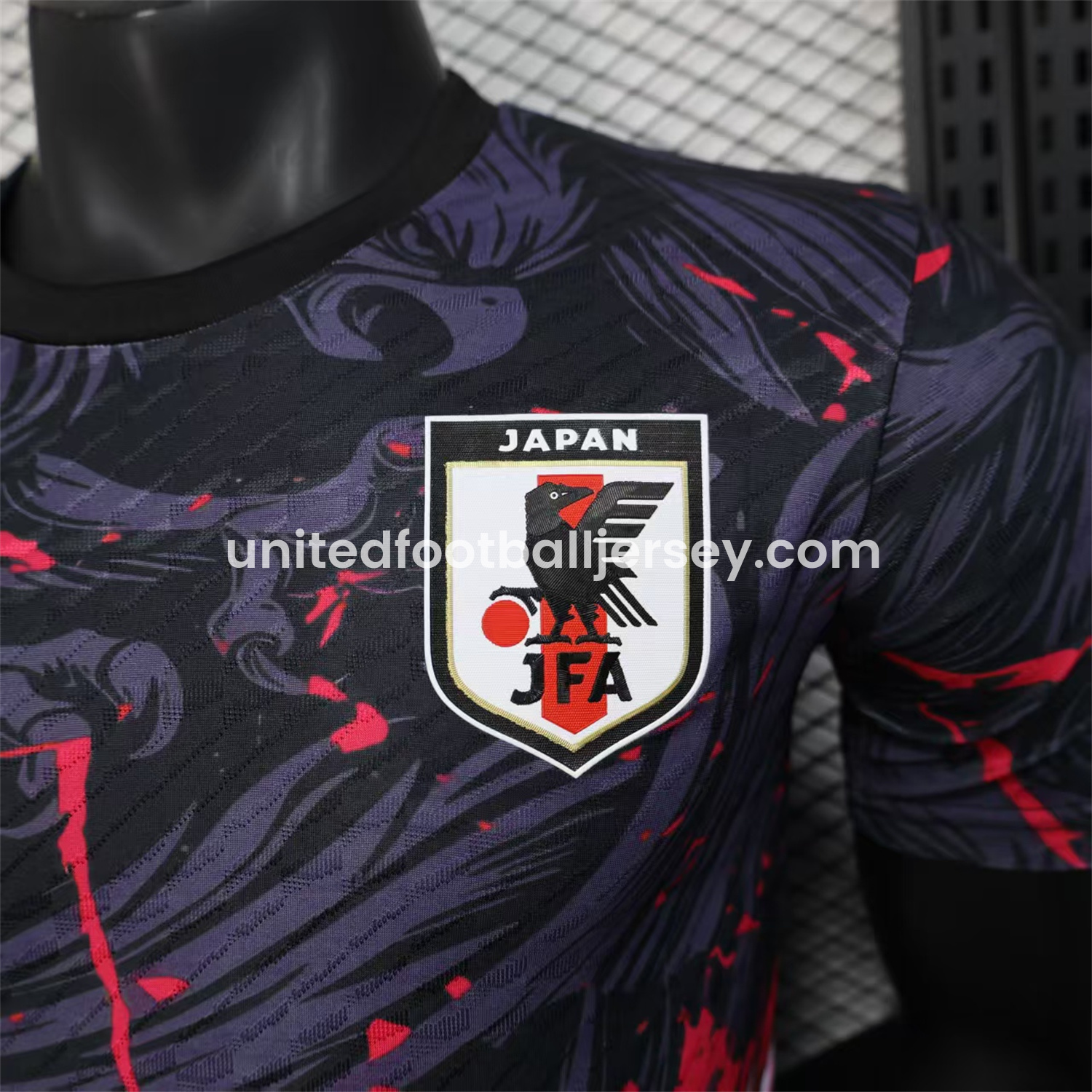 unitedfutballjersey-Japan 25-26 Firebird Special Edition Black Jersey - Player Version