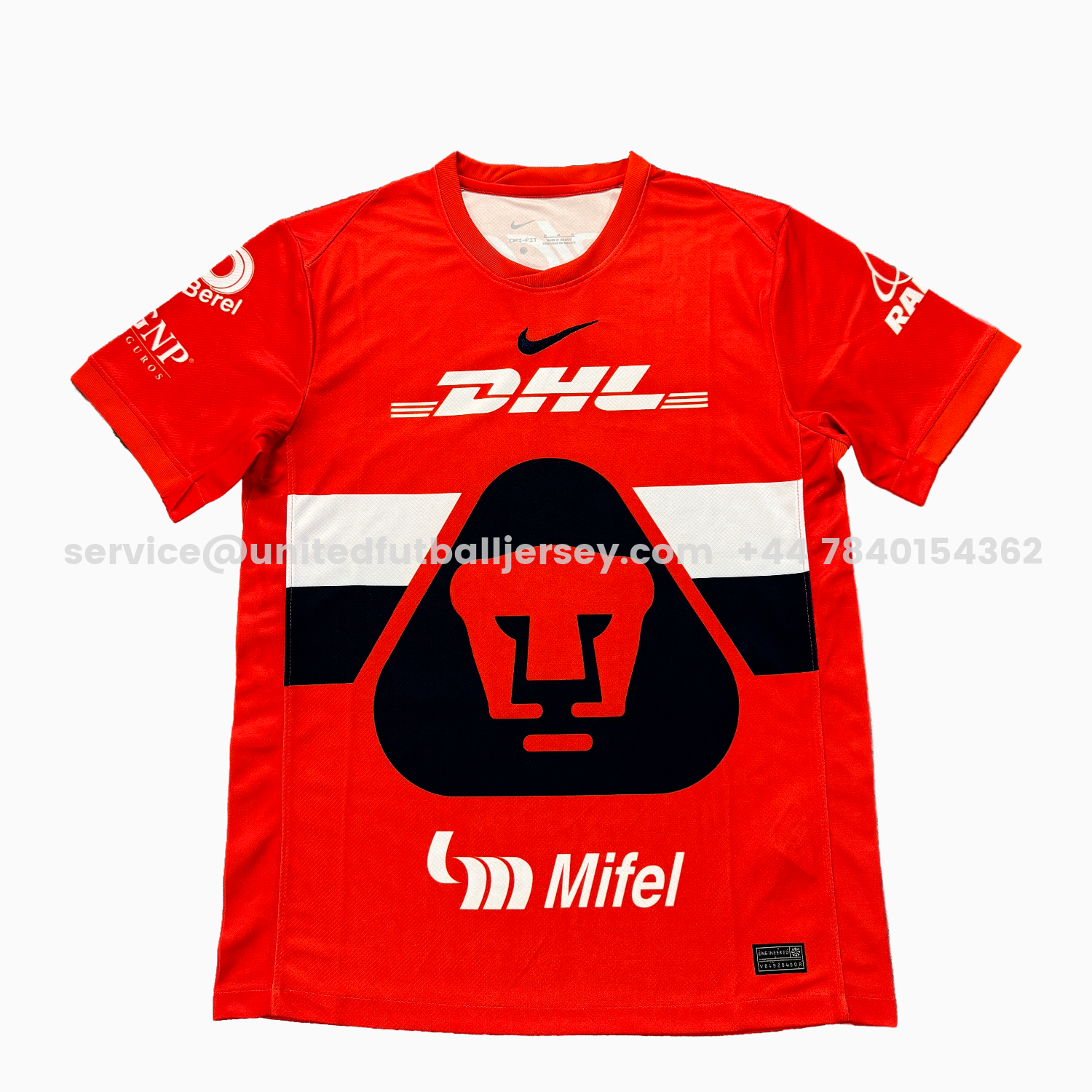 unitedfutballjersey-Pumas UNAM 25-26 Orange Goalkeeper Jersey - Fans Version