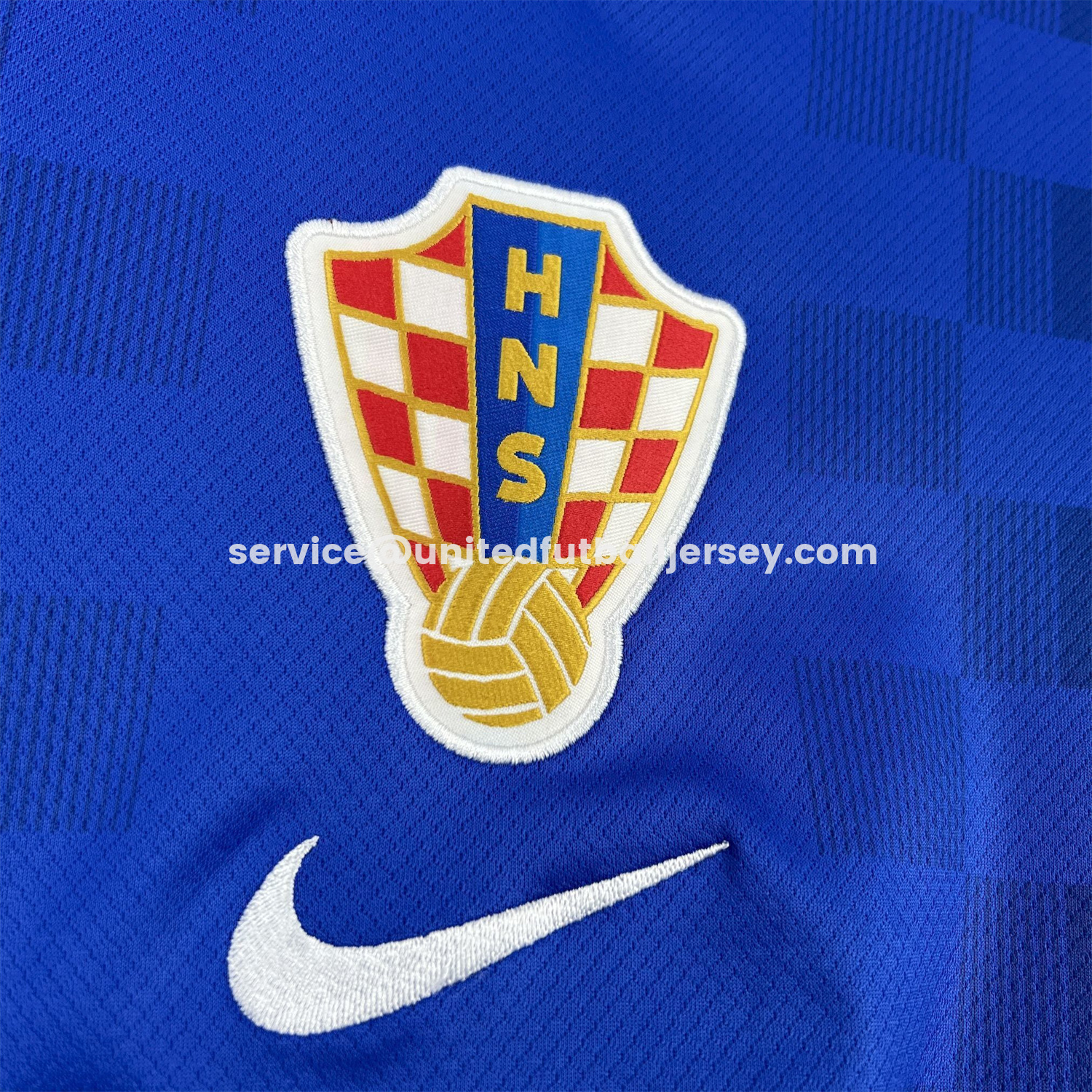 unitedfutballjersey-Croatia 2026 Away Blue Jersey - Fans Version