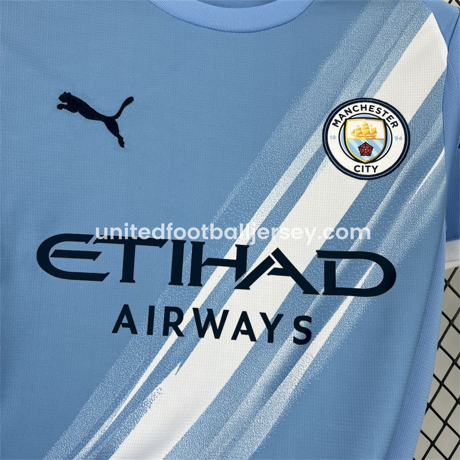 unitedfutballjersey-Manchester City 25-26 Home Jersey - Fans Version