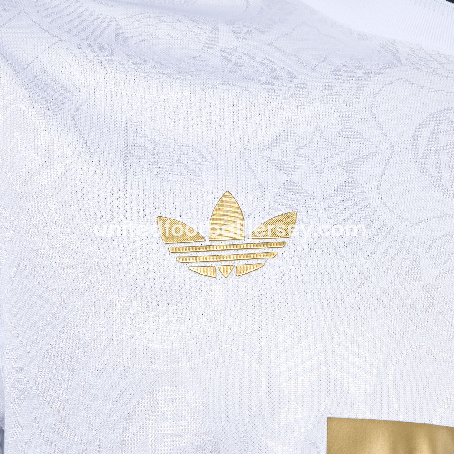 unitedfutballjersey-Bayern Munich 2025 White 125th Anniversary Jersey - Player Version