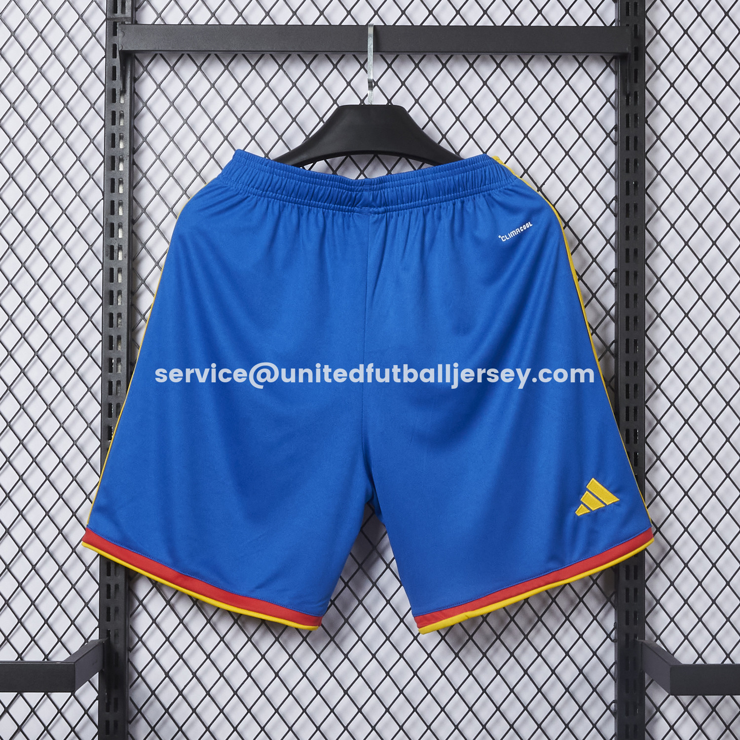 unitedfutballjersey-Colombia 2026 Home Blue Shorts - Fans Version