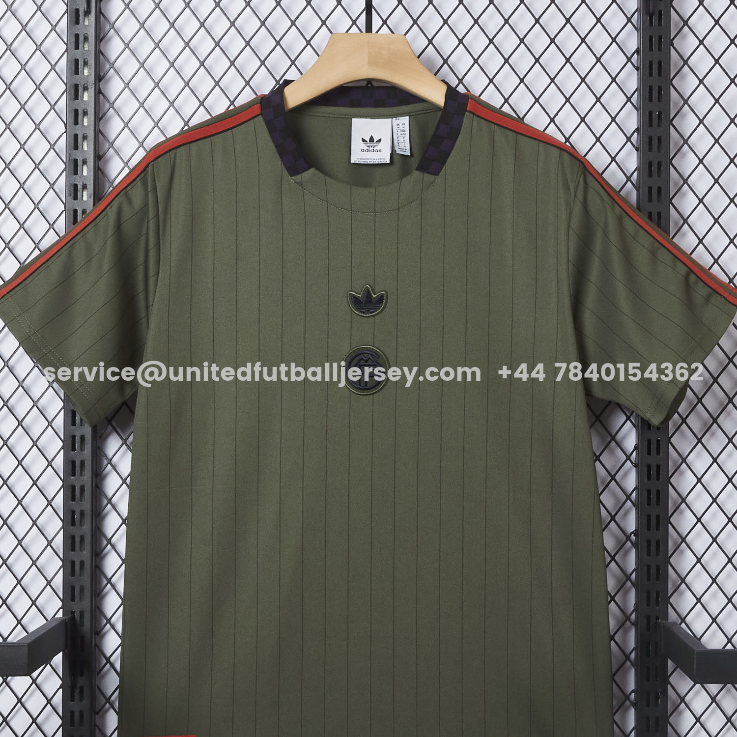 unitedfutballjersey-Bayern Munich 25-26 Trefoil Green Travel Jersey - Fans Version