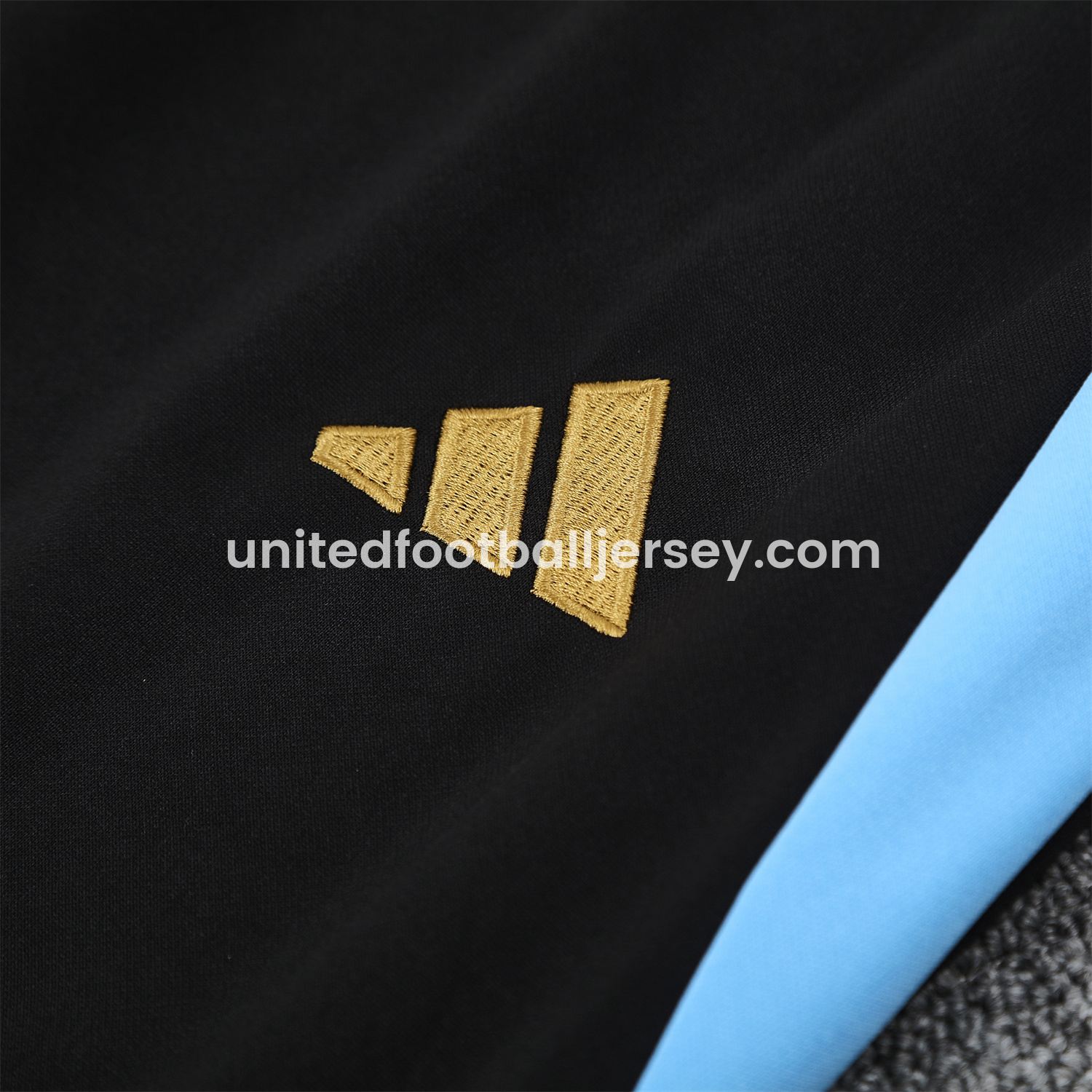 unitedfutballjersey-Argentina 24-25 Three-Stars Training Hoodie Set - Black Top and Pants