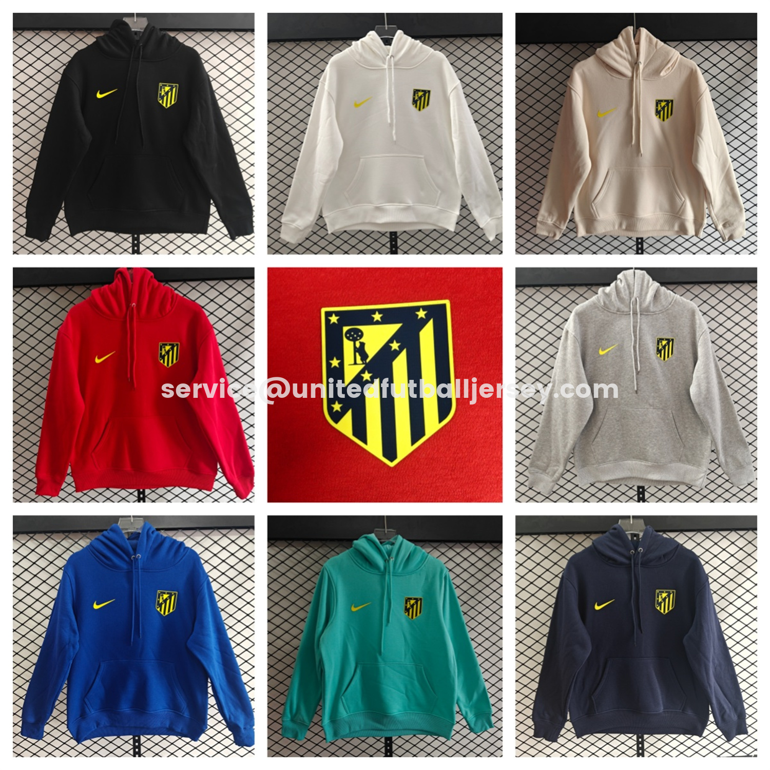 unitedfutballjersey-Atletico Madrid 25-26 Originals Terrace Icon Unisex Pullover Hoodie