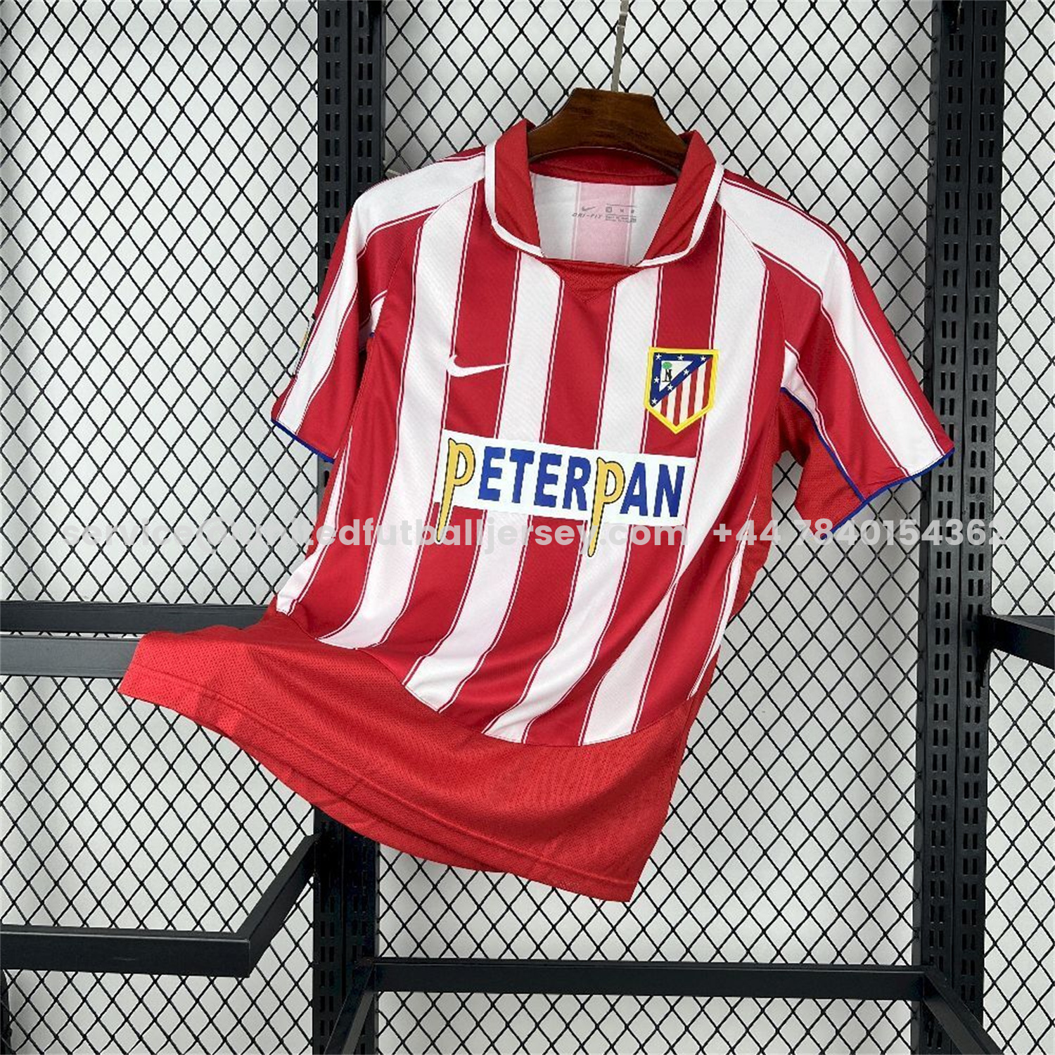 unitedfutballjersey-Retro Atletico Madrid 2003-04 Home Jersey