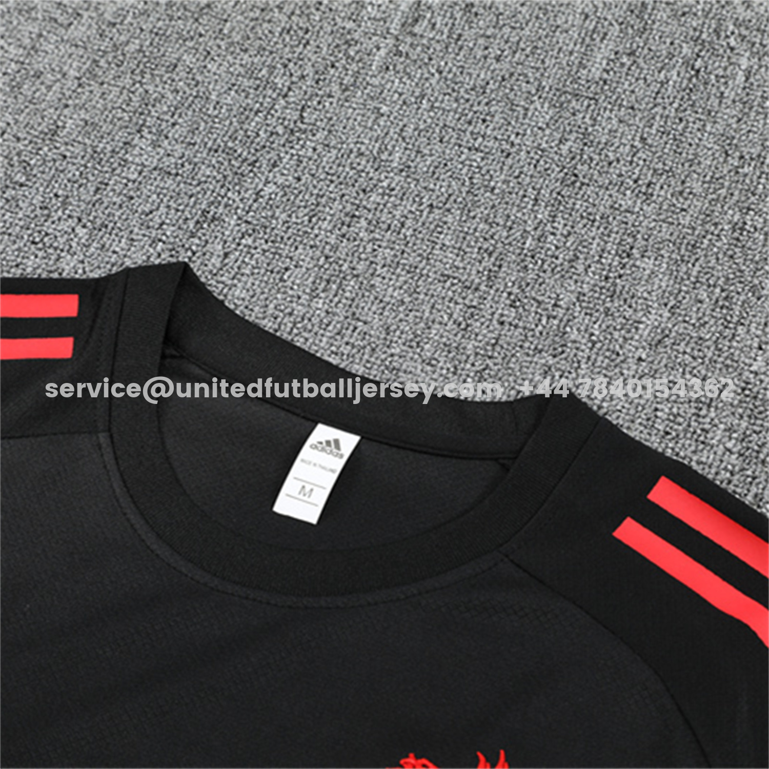 unitedfutballjersey-Liver.pool 25-26 Short-Sleeve Training Set - Black Top & Black Shorts