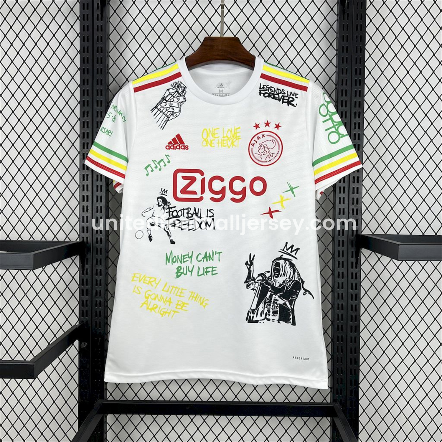 unitedfutballjersey-Ajax x B-O-B Marly 2025-26 40th Special Edition Jersey - Fans Version