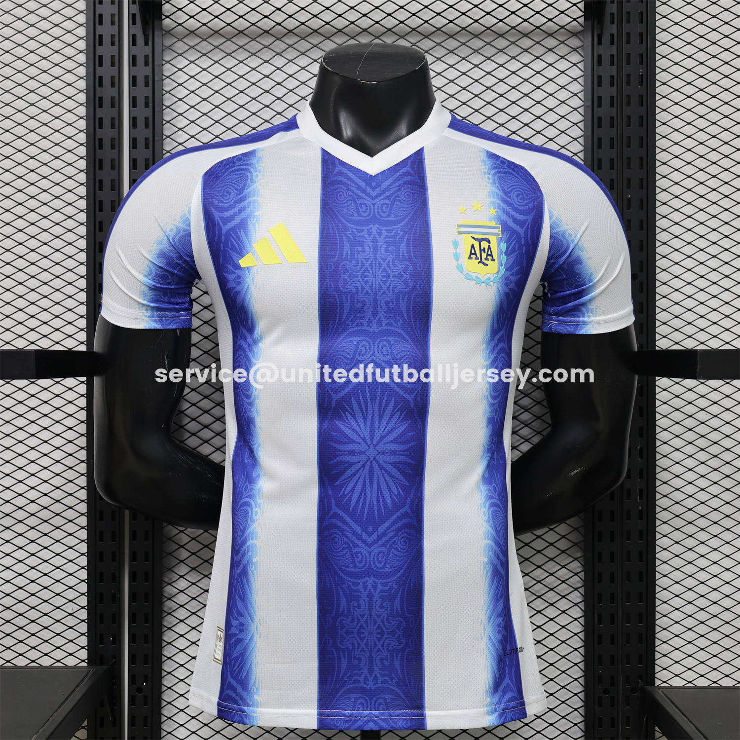 Argentina 2026 Deep Blue And White Stripes Special Jersey - Player Version:football jersey mysite: unitedjerseyfootball 邓江浪:football