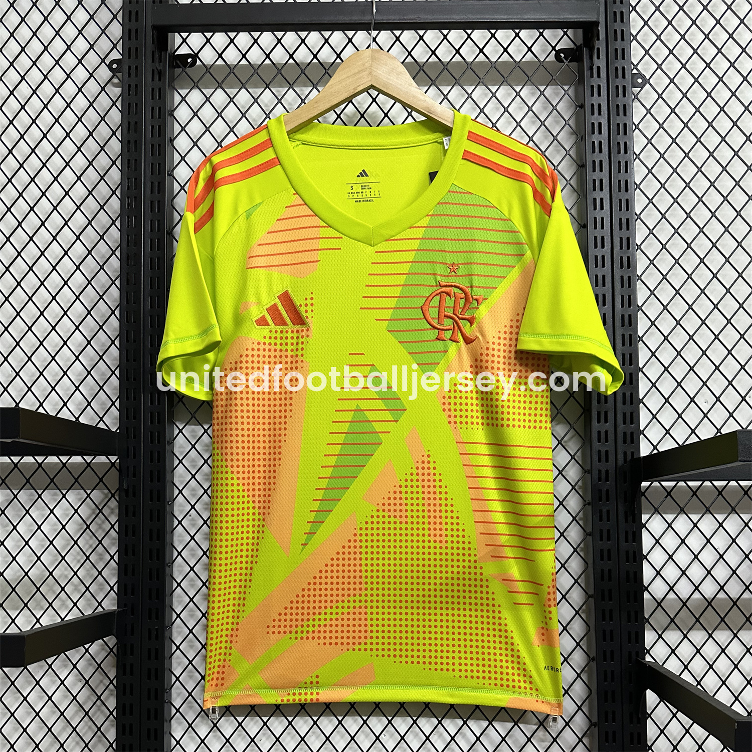 unitedfutballjersey-Flamengo 25-26 Yellow Green Goalkeeper Jersey - Fans Version