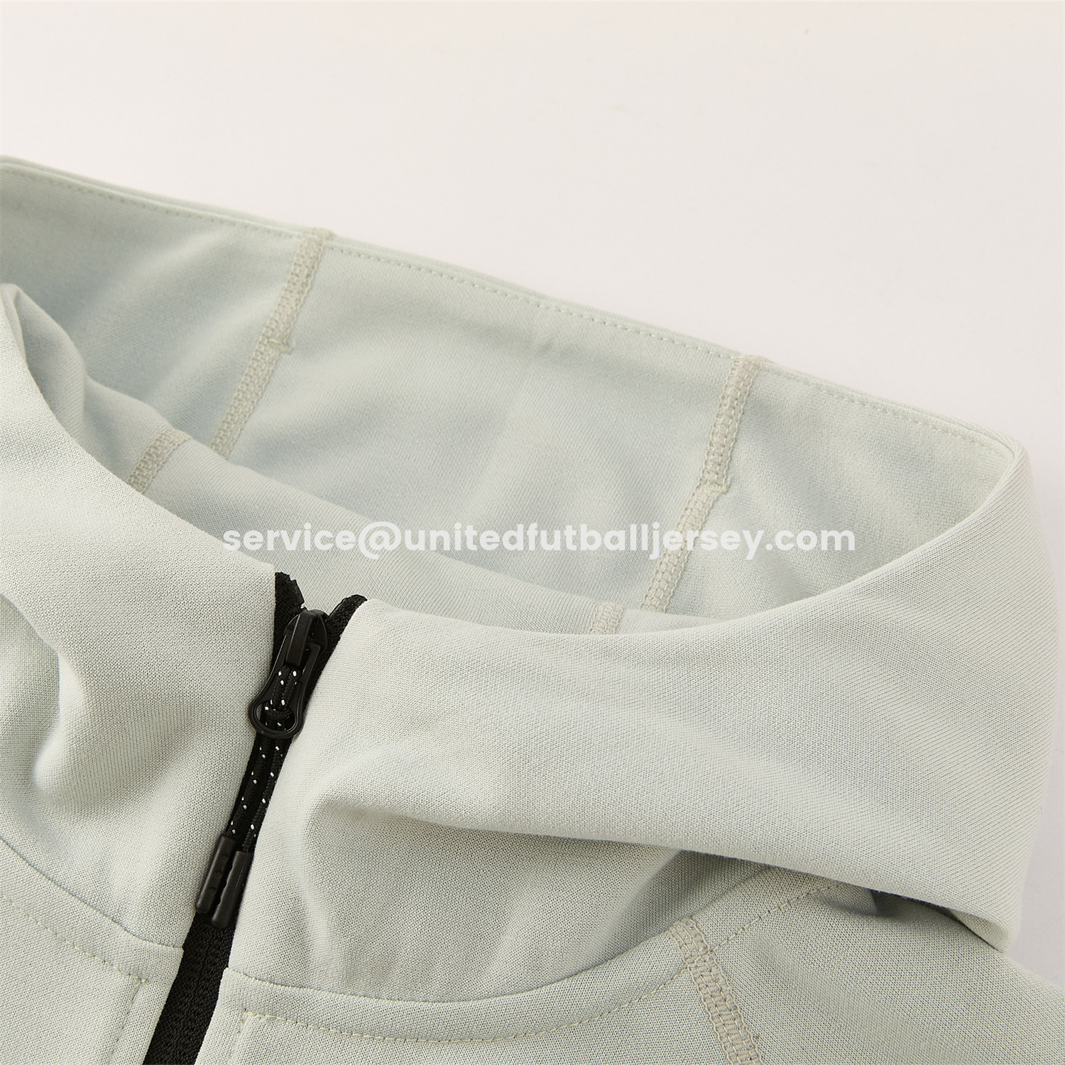 unitedfutballjersey-Inter Milan 25-26 Hooded Windbreaker Training Set - Grey Green Top & Pants