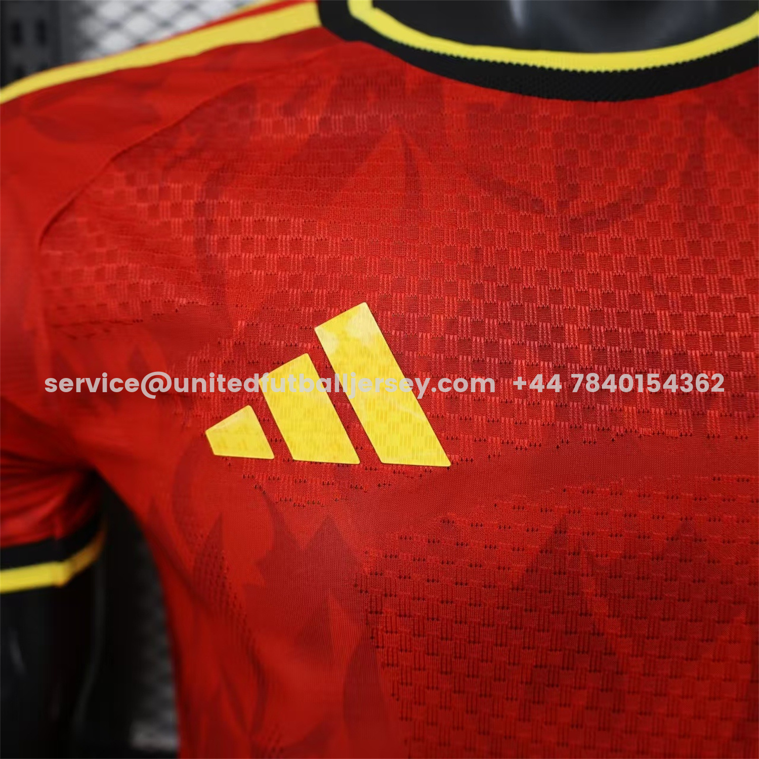 unitedfutballjersey-Belgium 2026 Home Jersey - Player Version