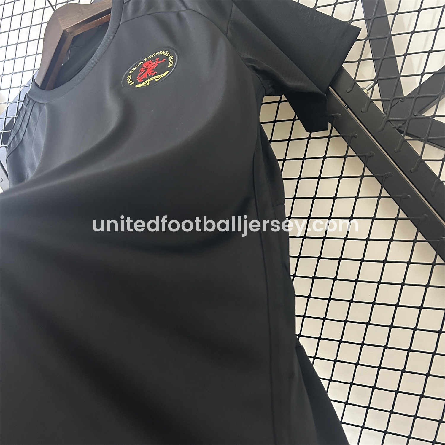 unitedfutballjersey-Aston Villa 24-25 Black 150th Anniversary Jersey - Fans Version