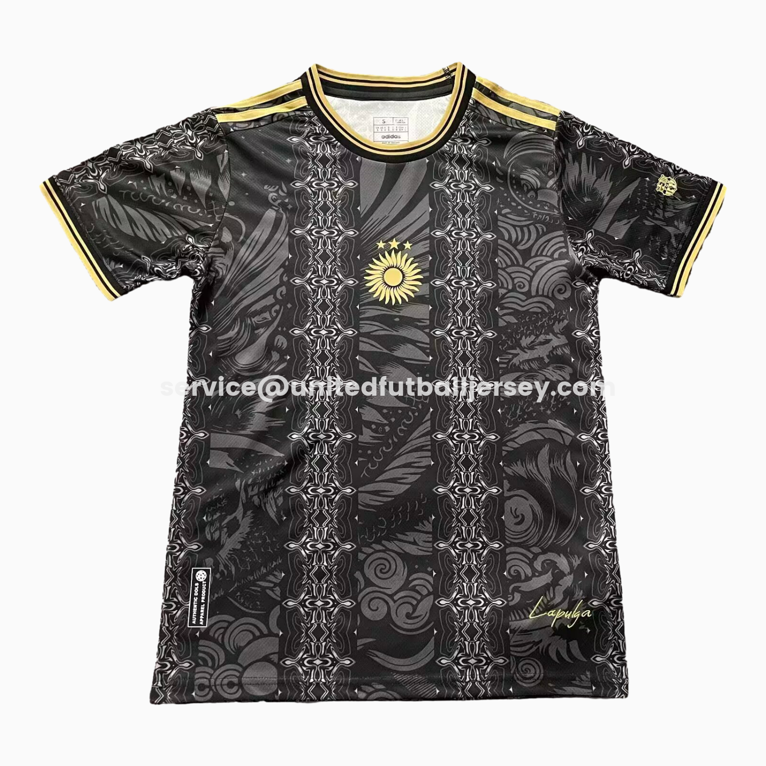 unitedfutballjersey-Argentina 2026 COMMA Black Messi Special Jersey - Fans Version