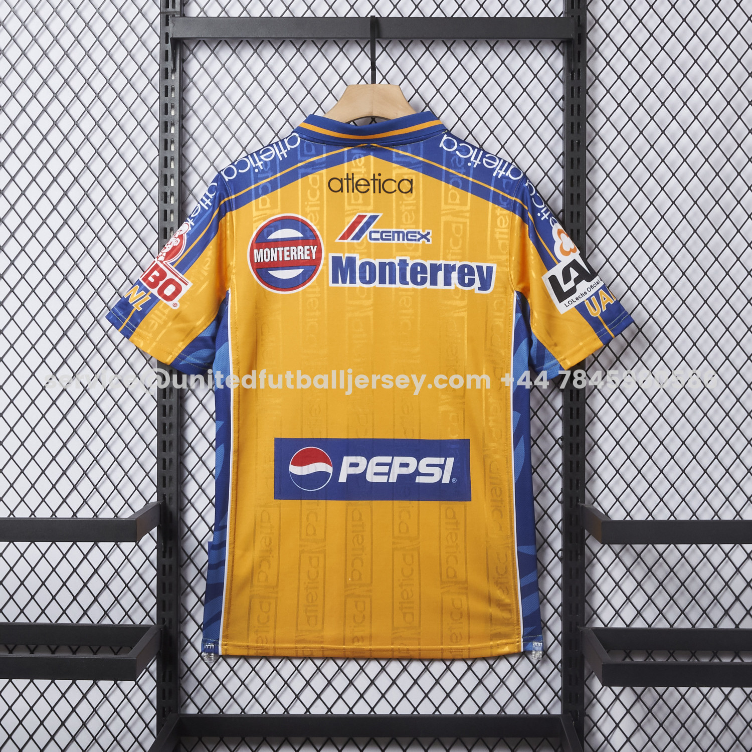 unitedfutballjersey-Retro Tigres UANL 1999-00 Home Jersey