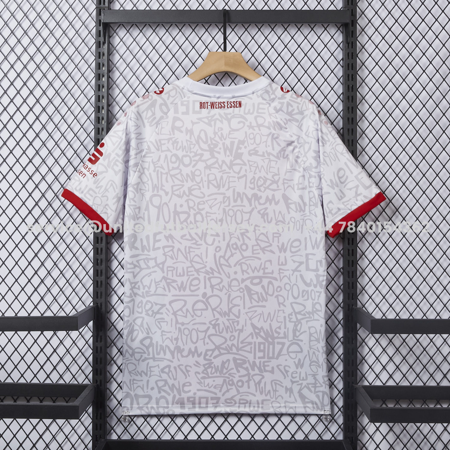 unitedfutballjersey-Rot-Weiss Essen 25-26 Home Jersey - Fans Version