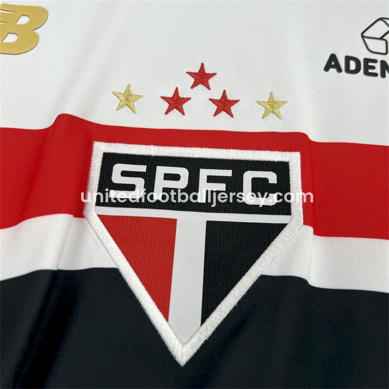 unitedfutballjersey-Sao Paulo 25-26 Home Jersey - Fans Version