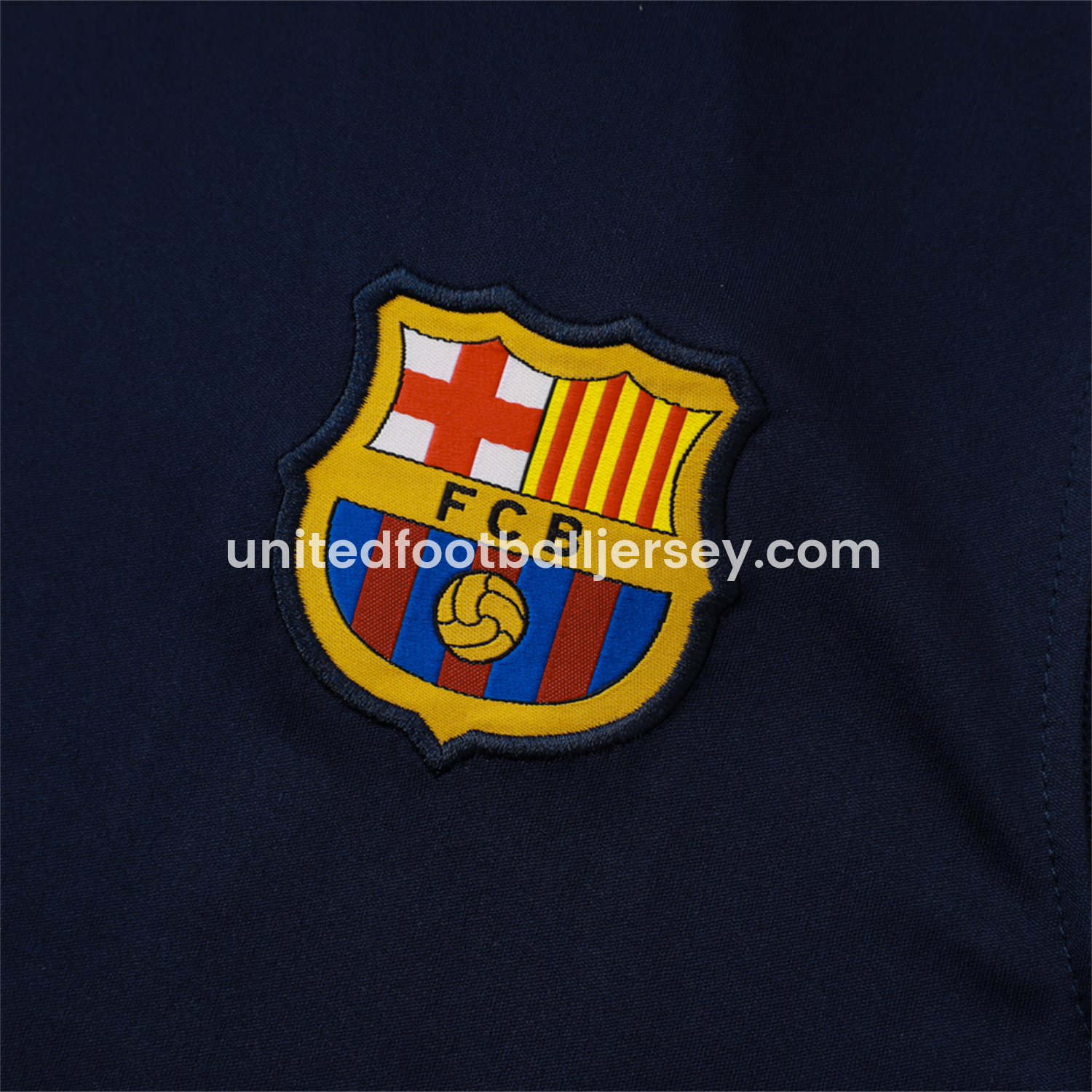 unitedfutballjersey-Barcelona 25-26 Vest Training Set - Deep Blue Black Vest and Shorts