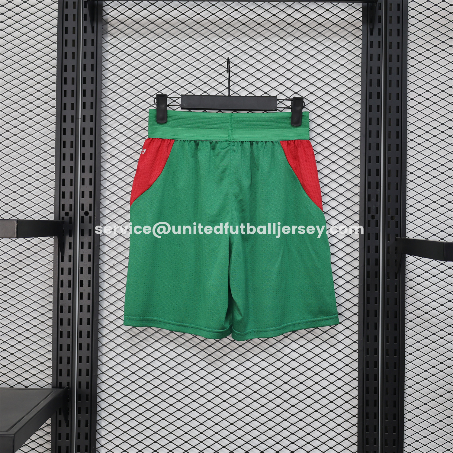 unitedfutballjersey-Morocco 2026 Home Green Shorts - Player Version