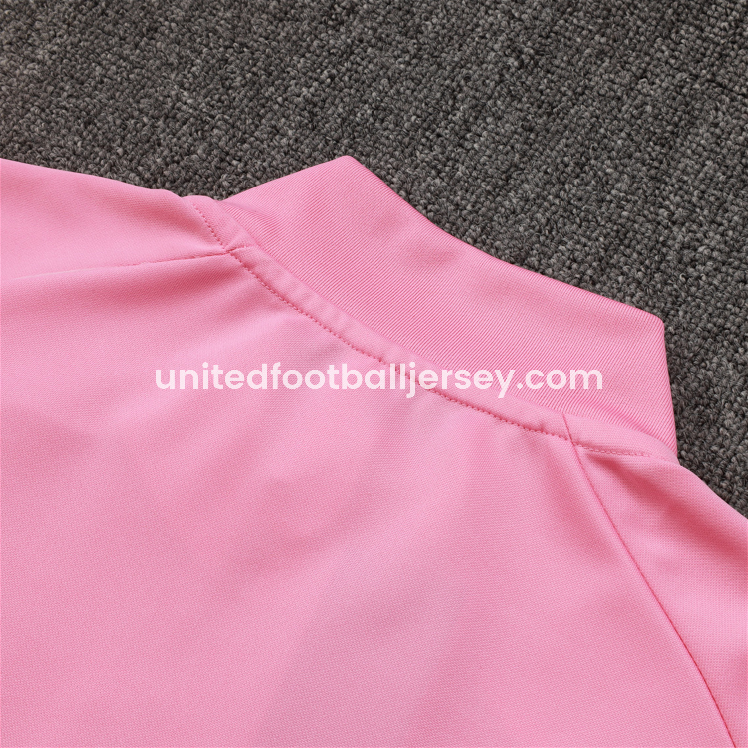 unitedfutballjersey-INT M.A.M 25-26 Jacket Training Tracksuit - Pink Top and Black Pants